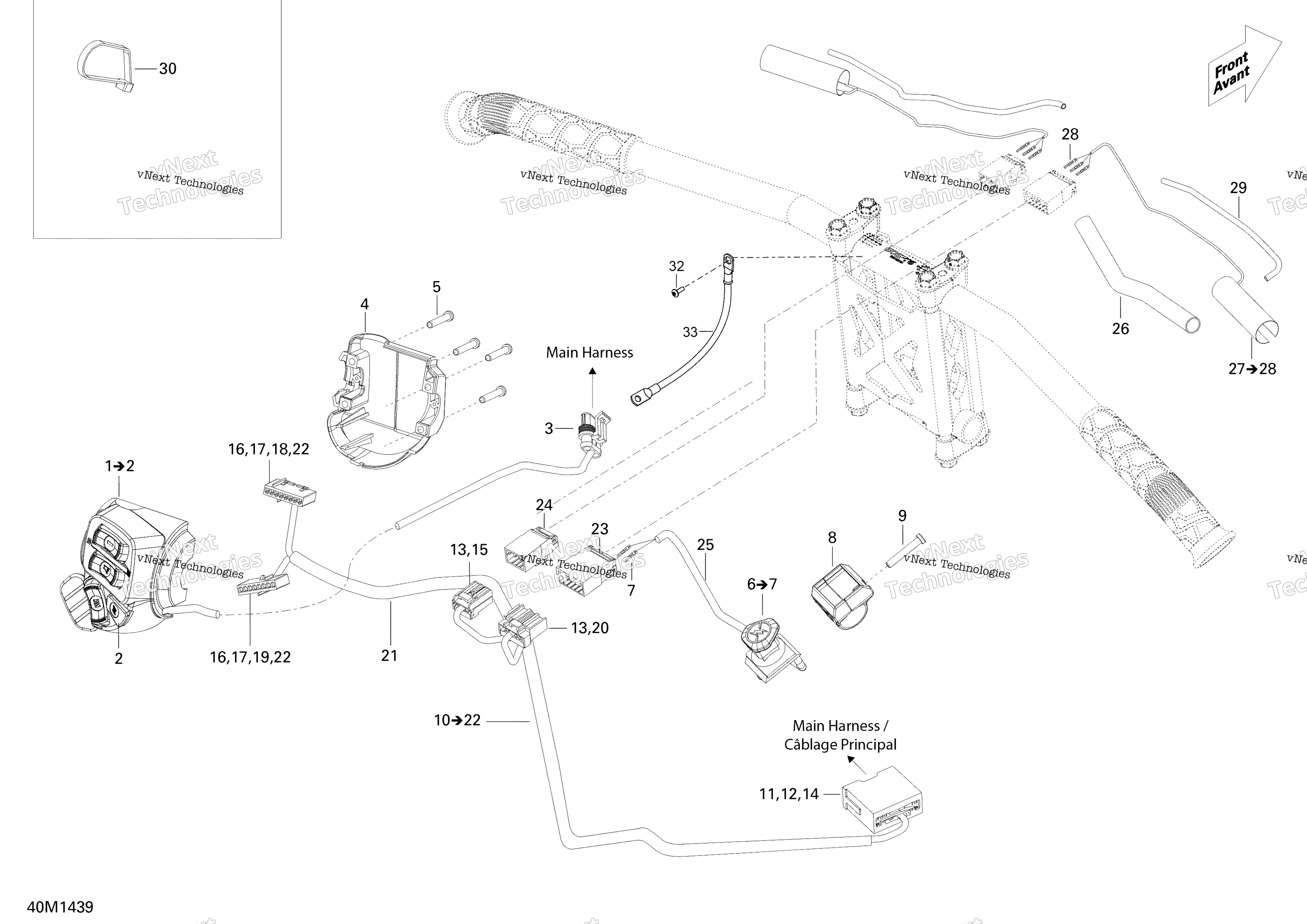 Рулевое управление Wiring Harness