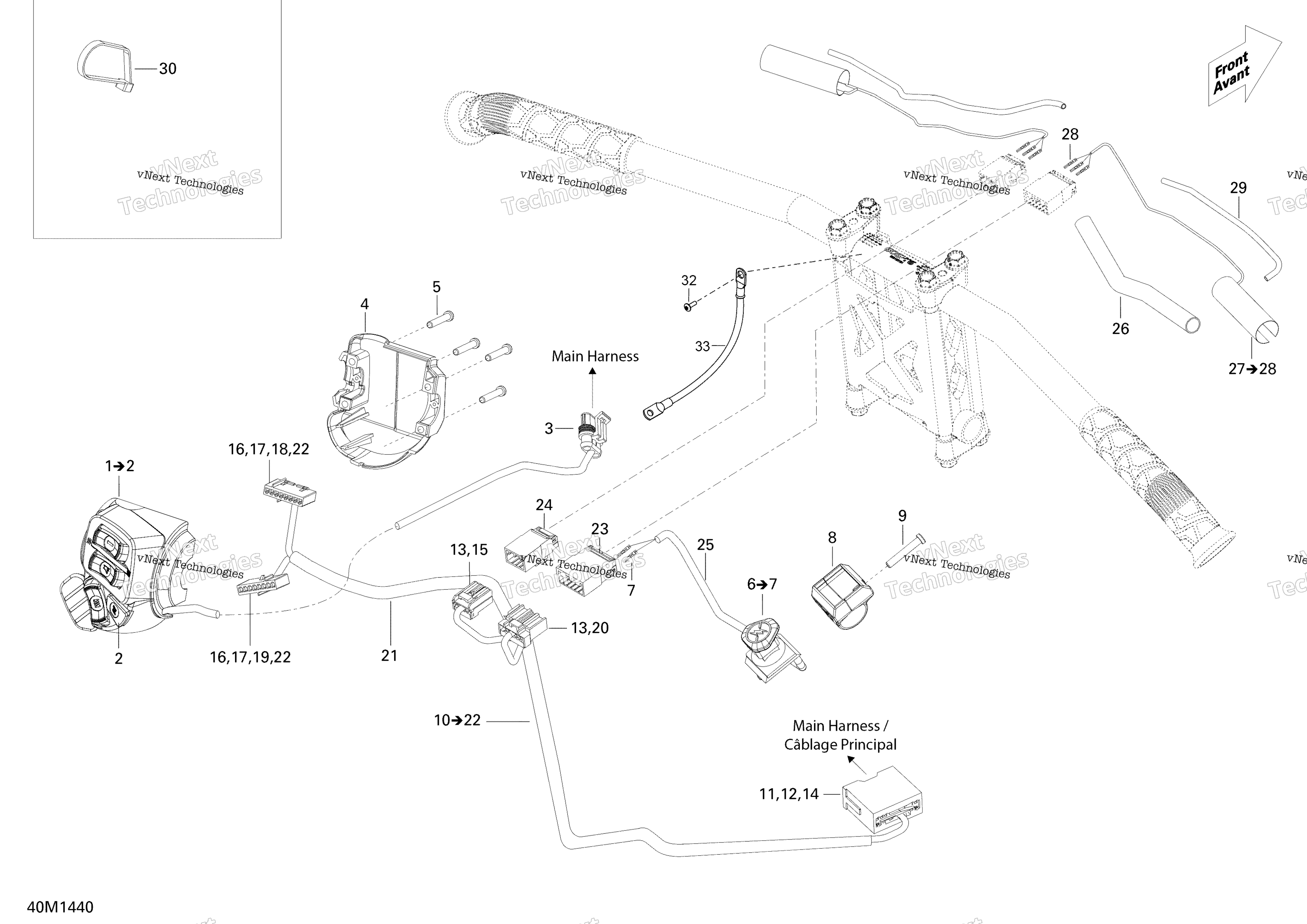 Рулевое управление Wiring Harness