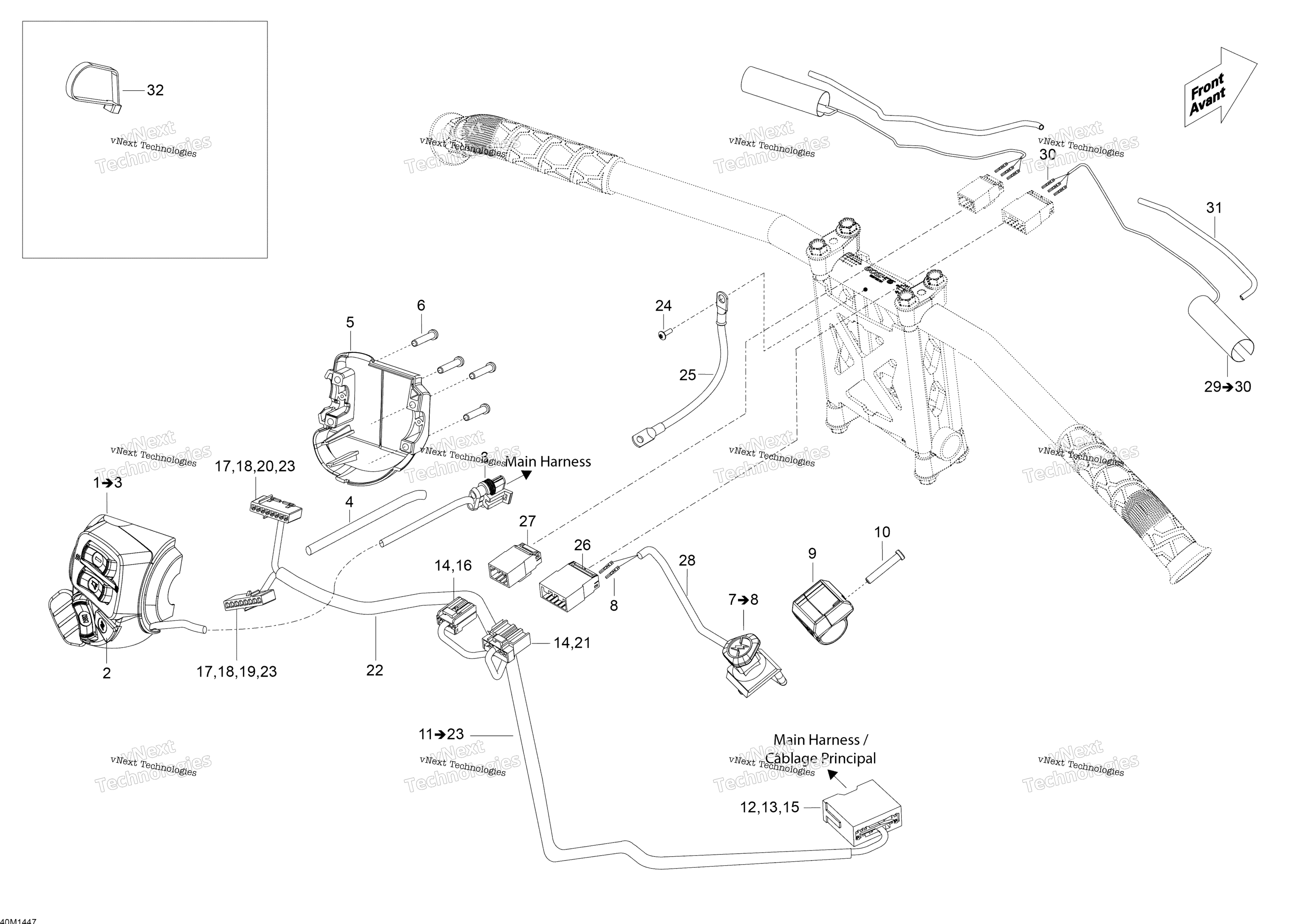 Рулевое управление Wiring Harness