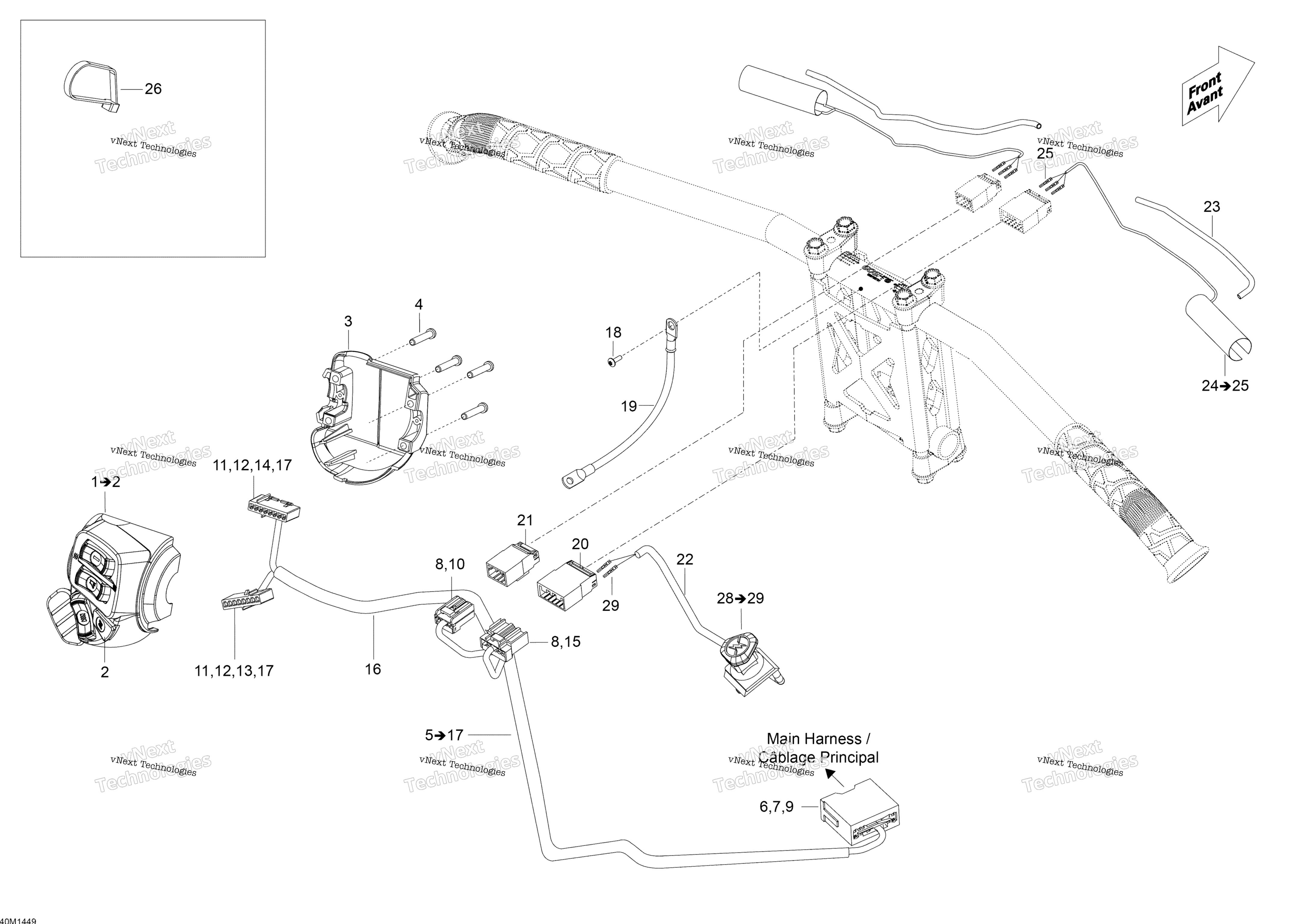 Рулевое управление Wiring Harness