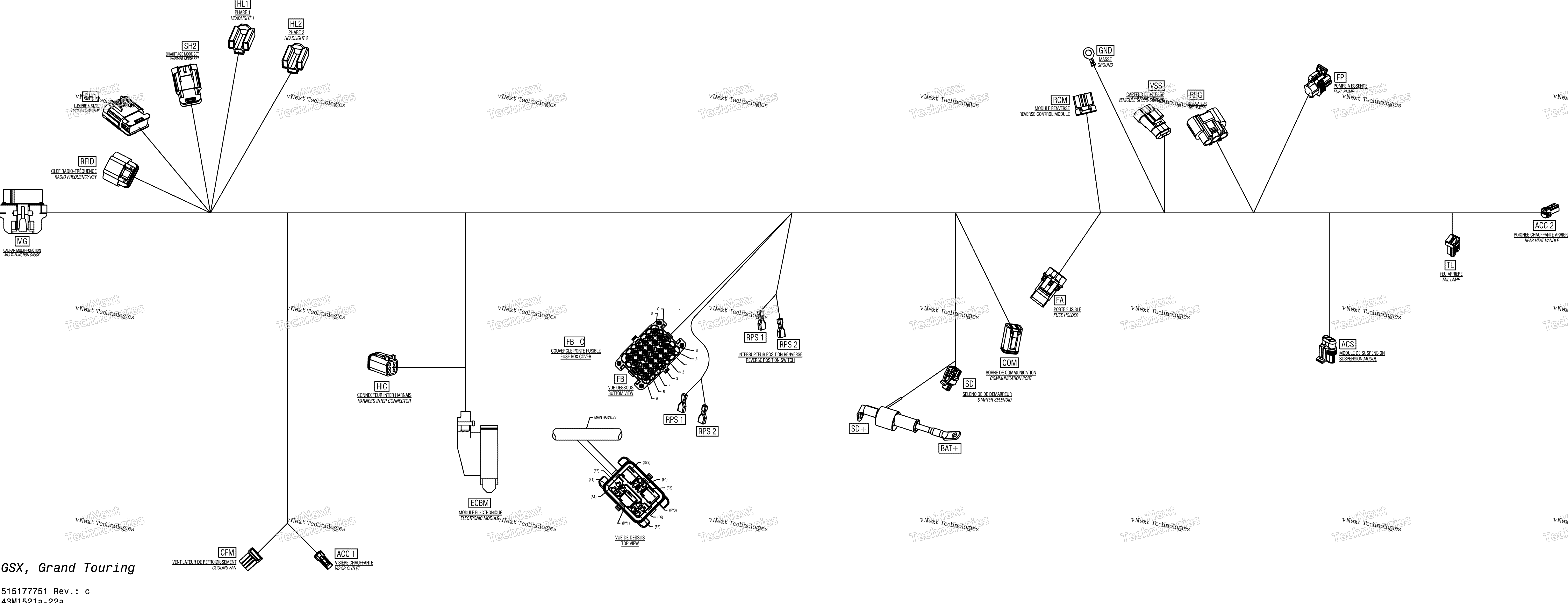 Электрооборудование Harness Main