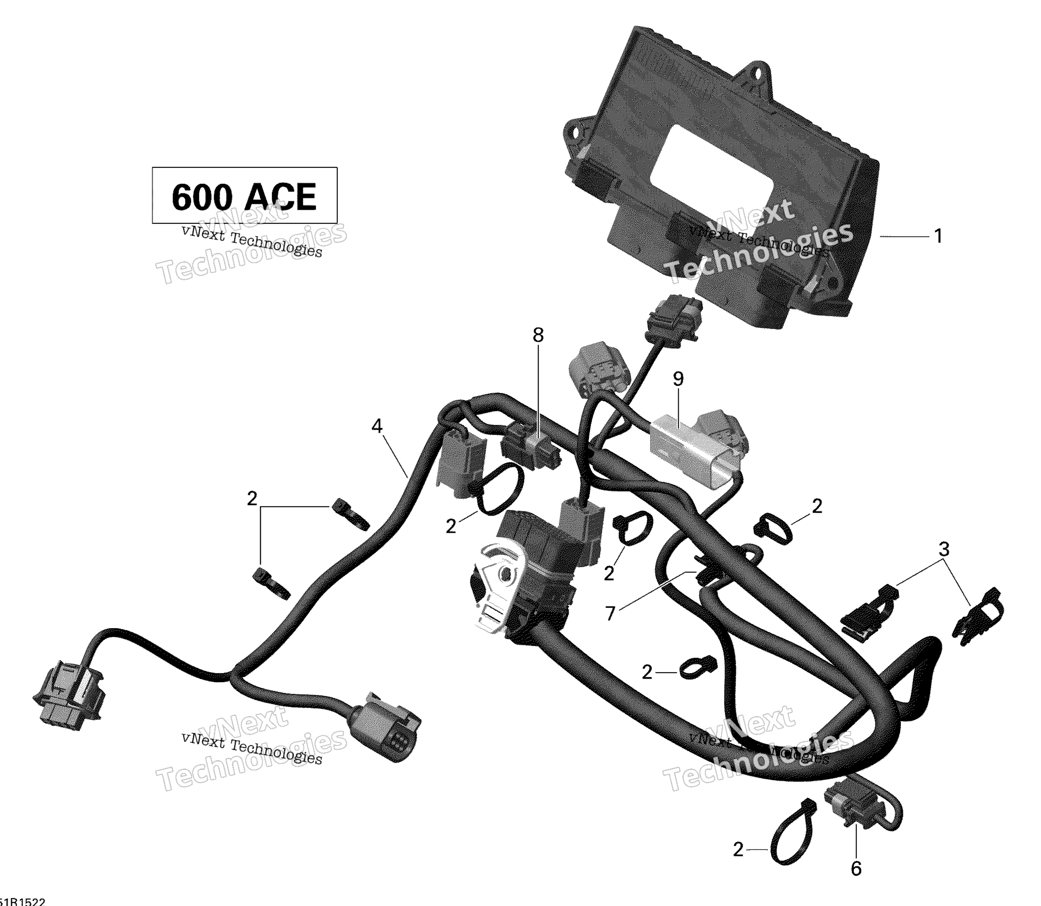 Двигатель Harness And Electronic Module