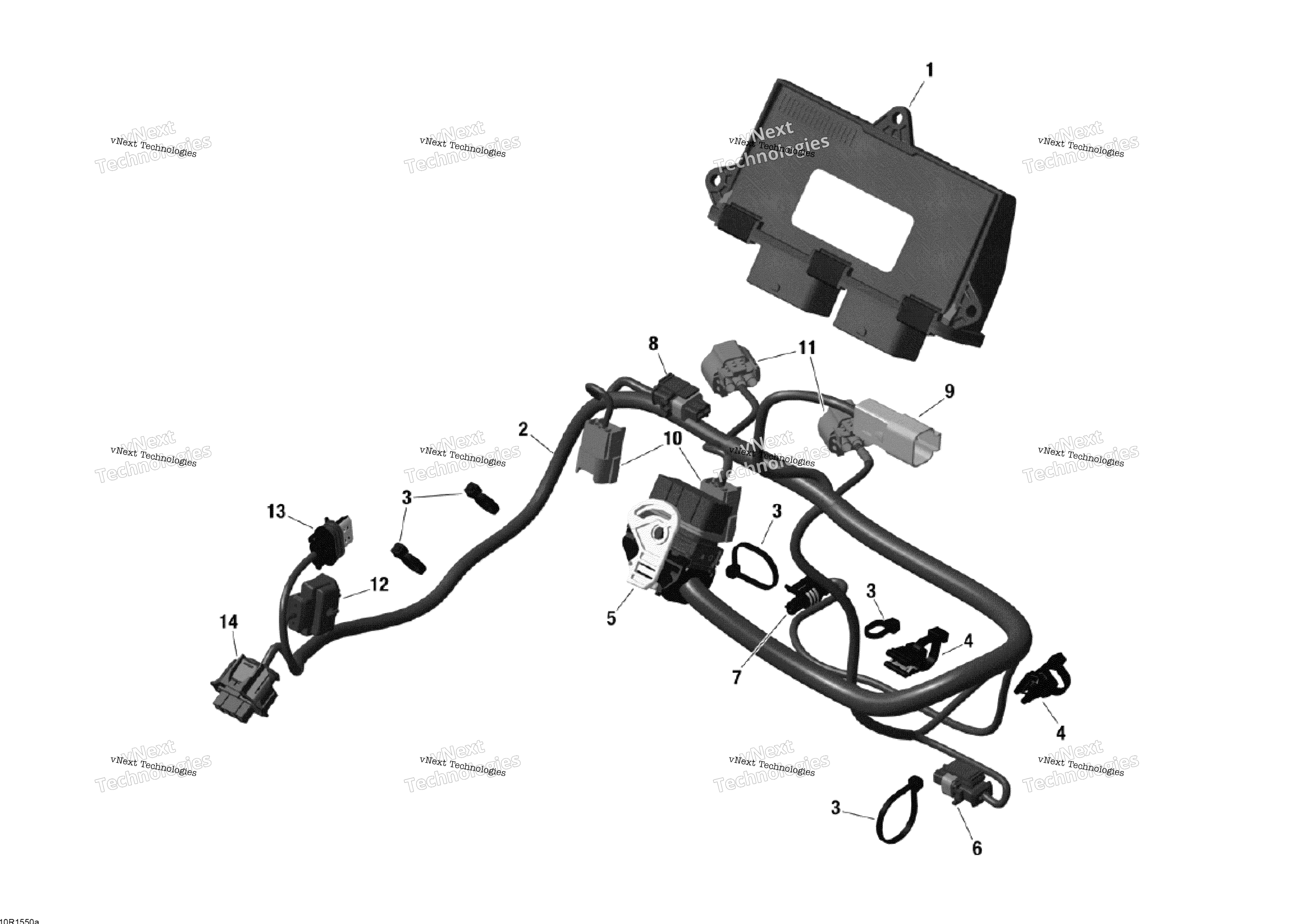 Двигатель Harness And Electronic Module