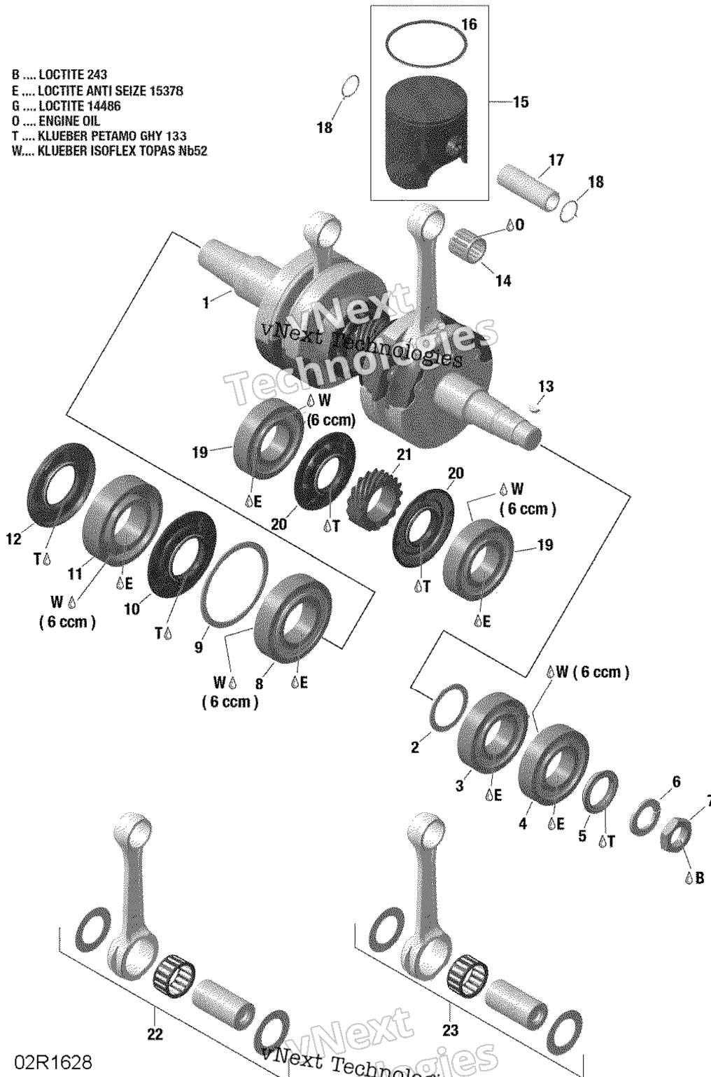 Коленчатый вал And Pistons