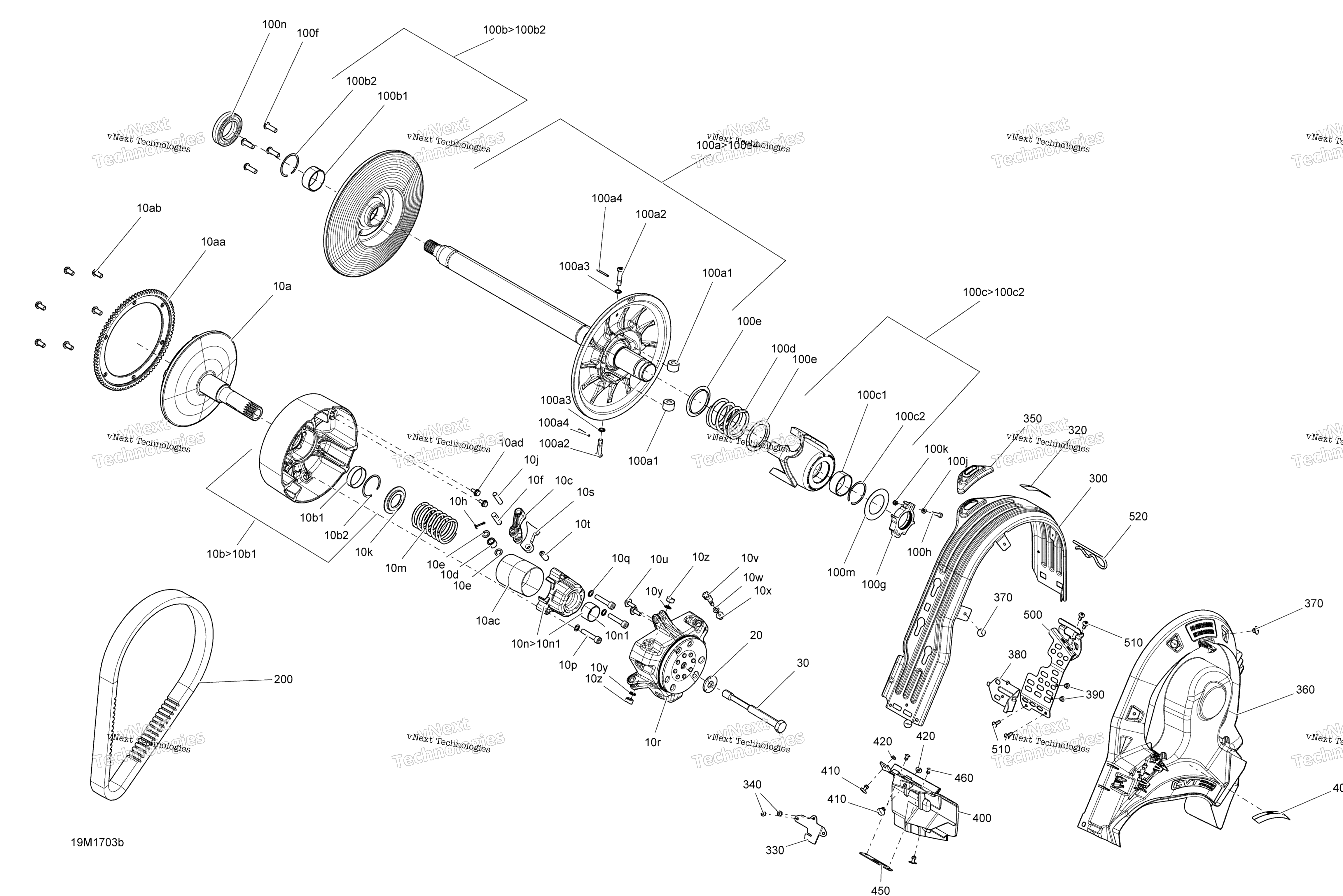 Шкив System - 600Ho E-Tec