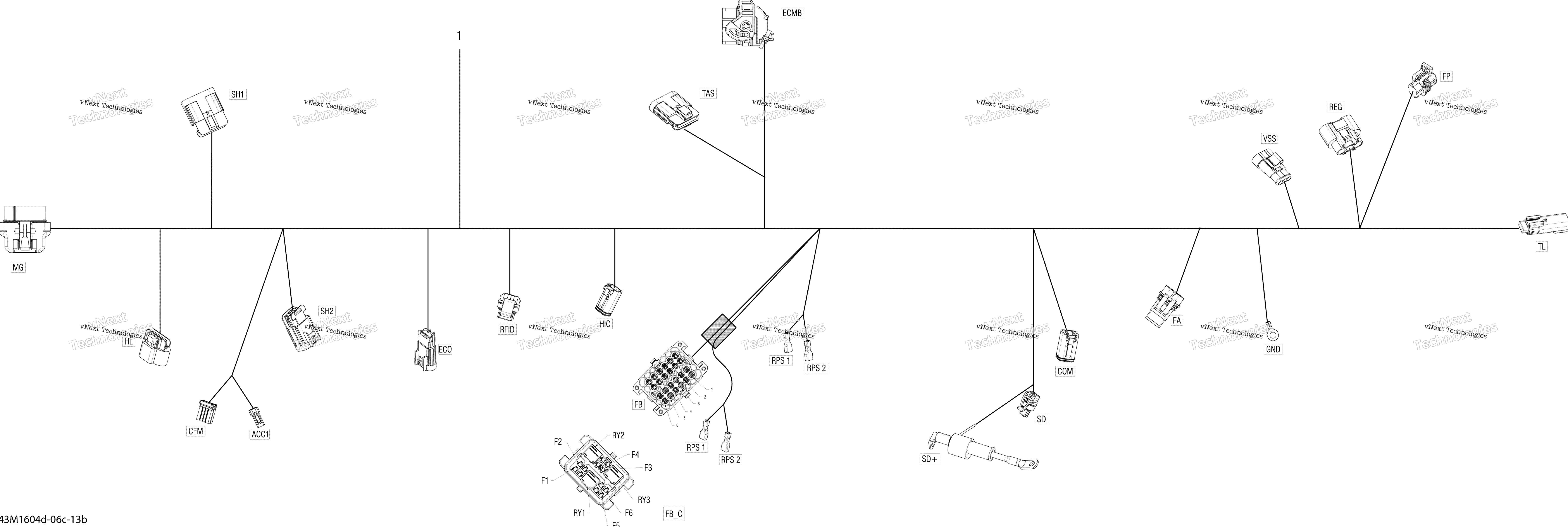 Электрооборудование Harness - Package Adrenaline
