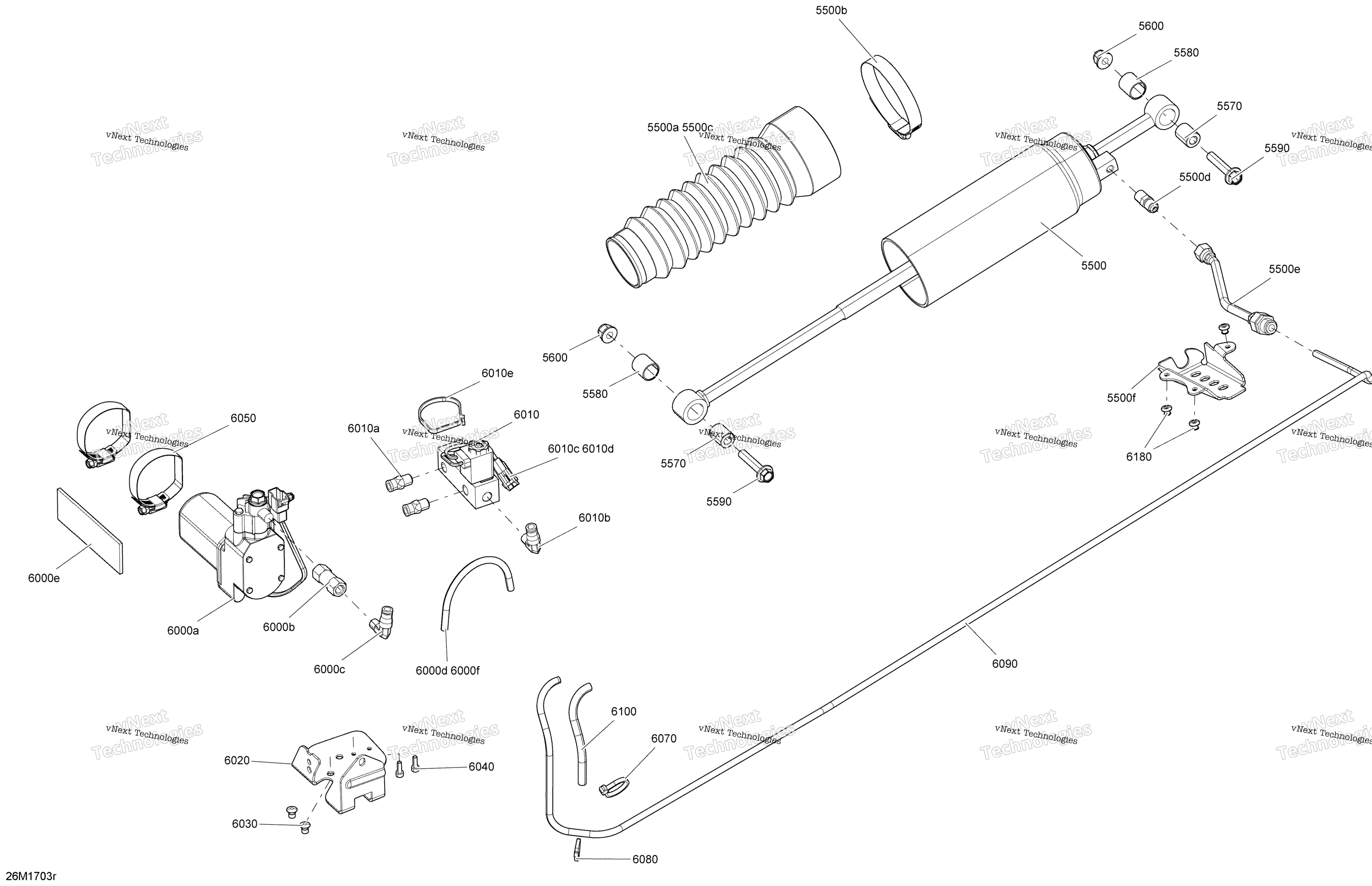 Задняя часть Suspension - Rmotion With Air Ride - Package Se - Shock