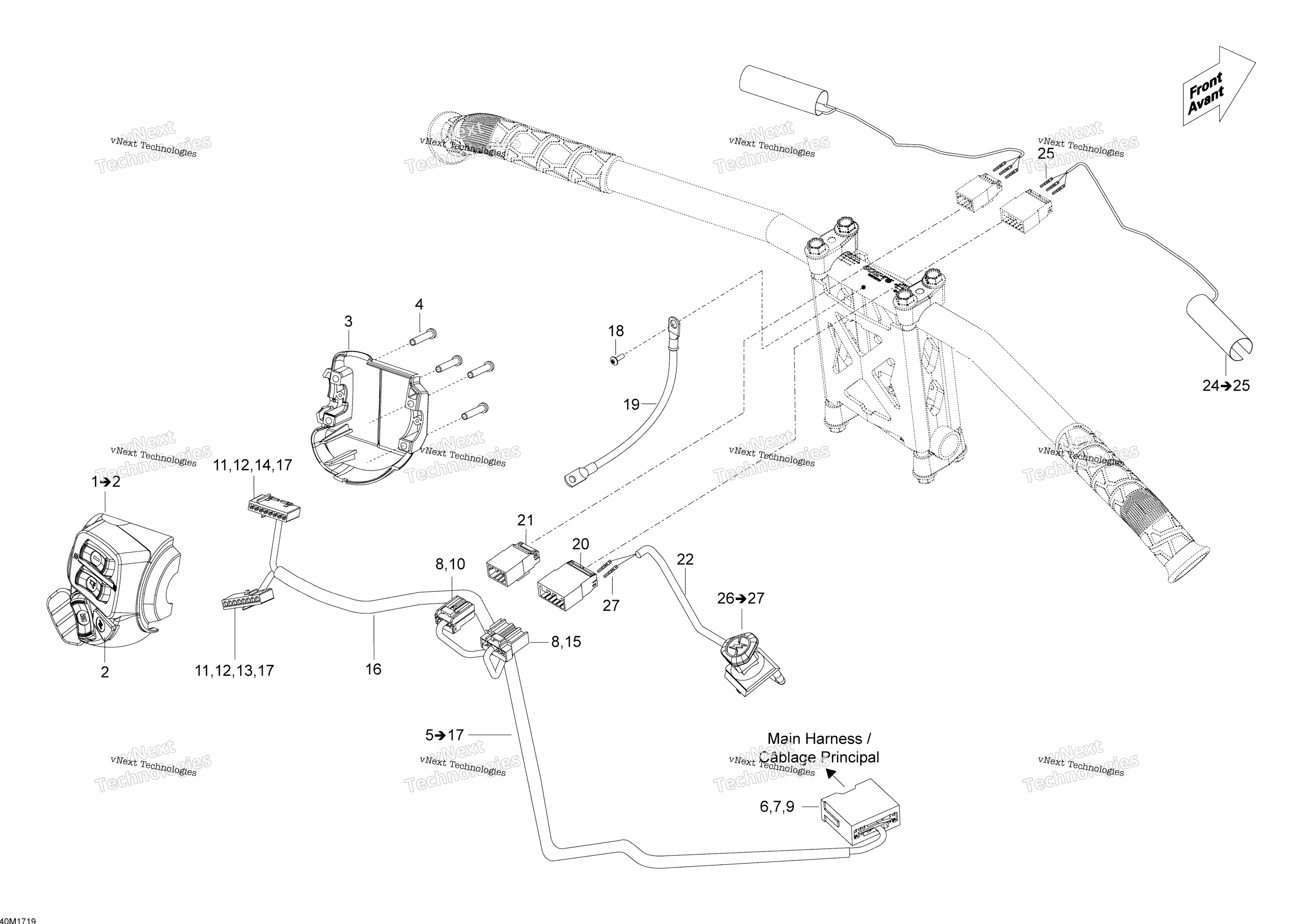 Рулевое управление Wiring Harness