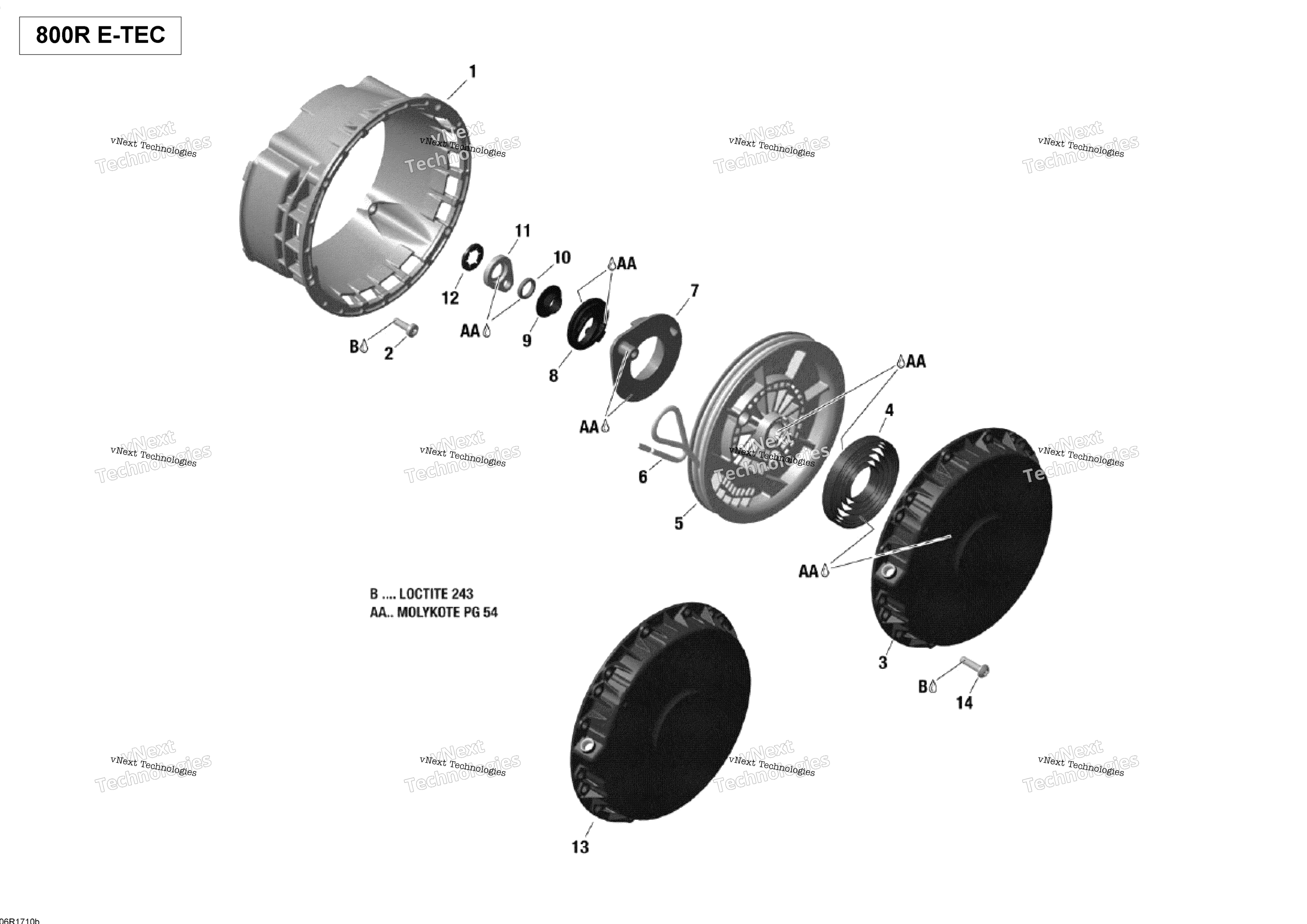 Ручной стартер Starter - 800R E-Tec