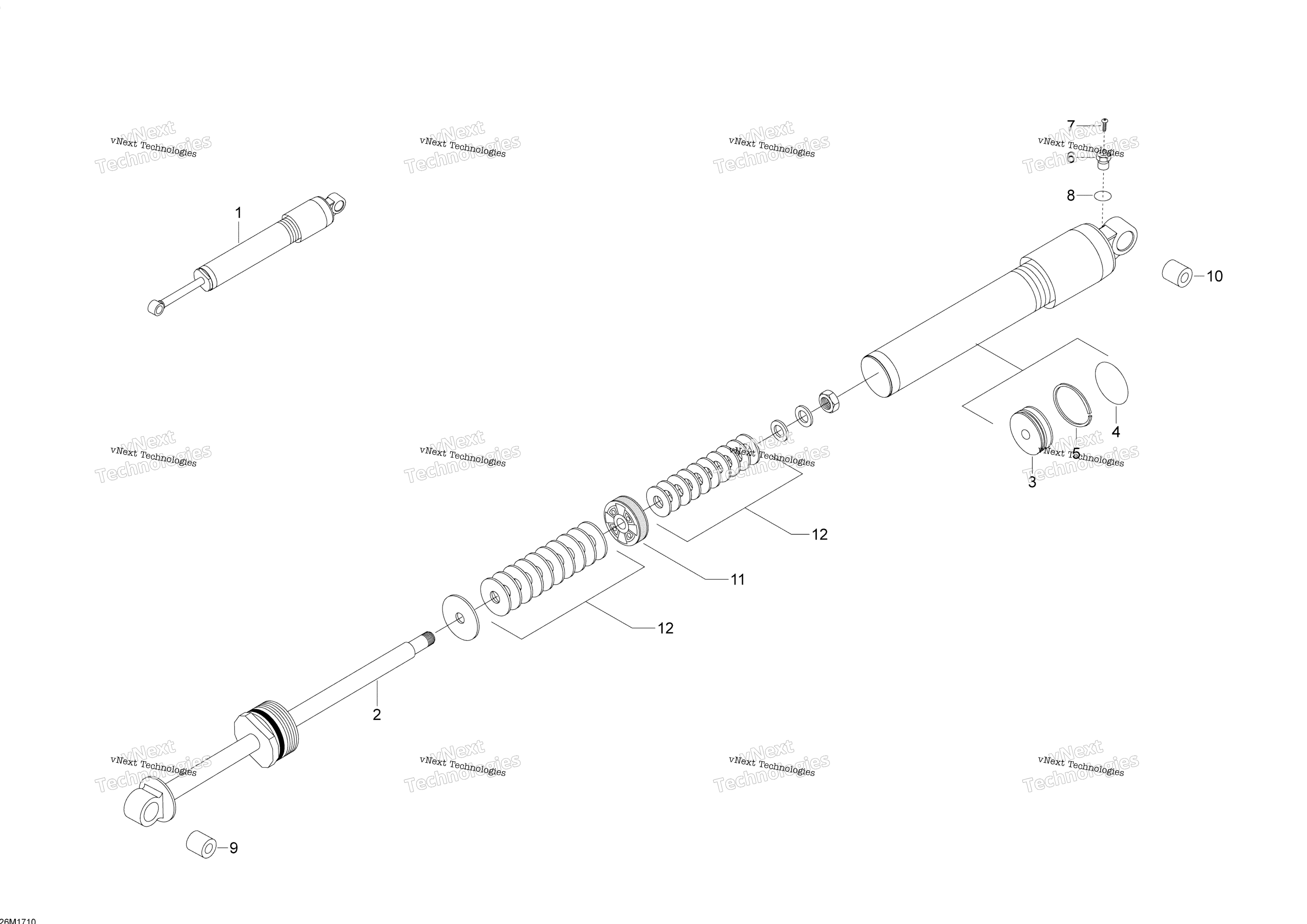 Передняя часть Shocks - 800R E-Tec