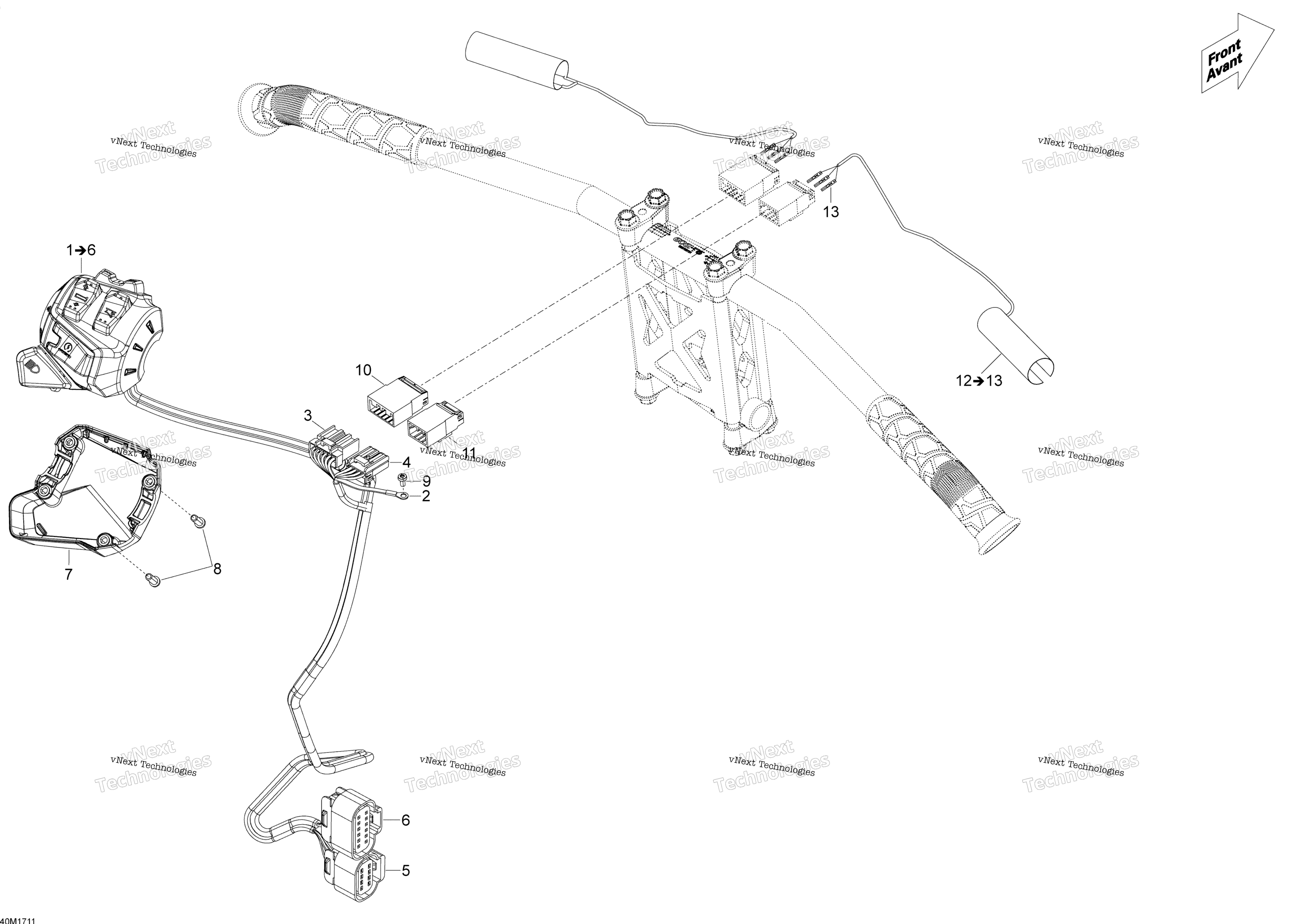 Рулевое управление Wiring Harness
