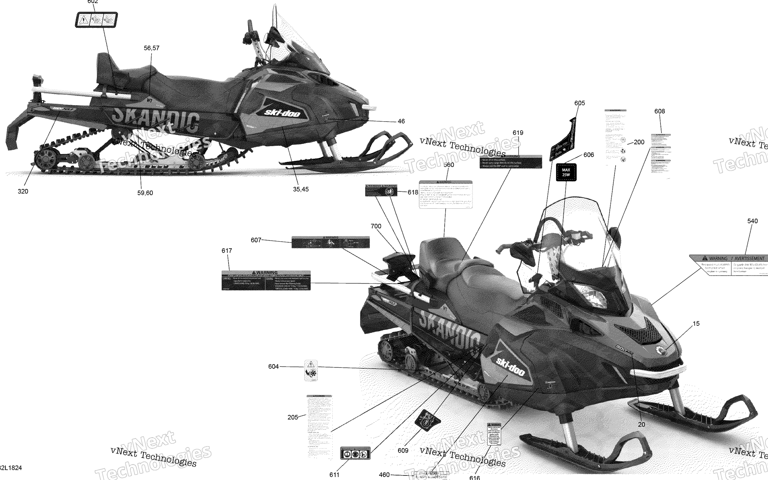 Наклейки Scandic - Wt - 550F
