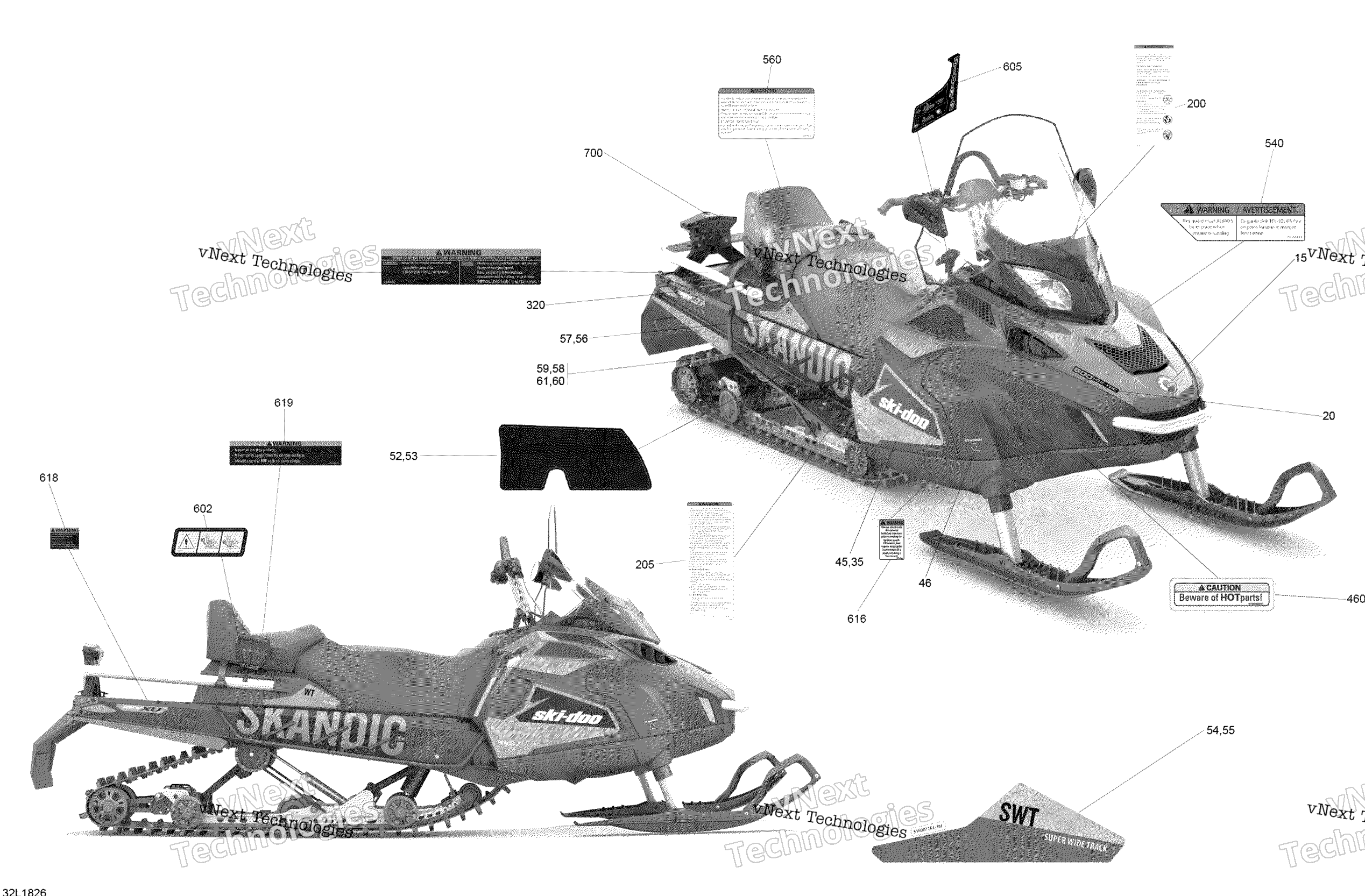 Наклейки Scandic - 600Ho E-Tec