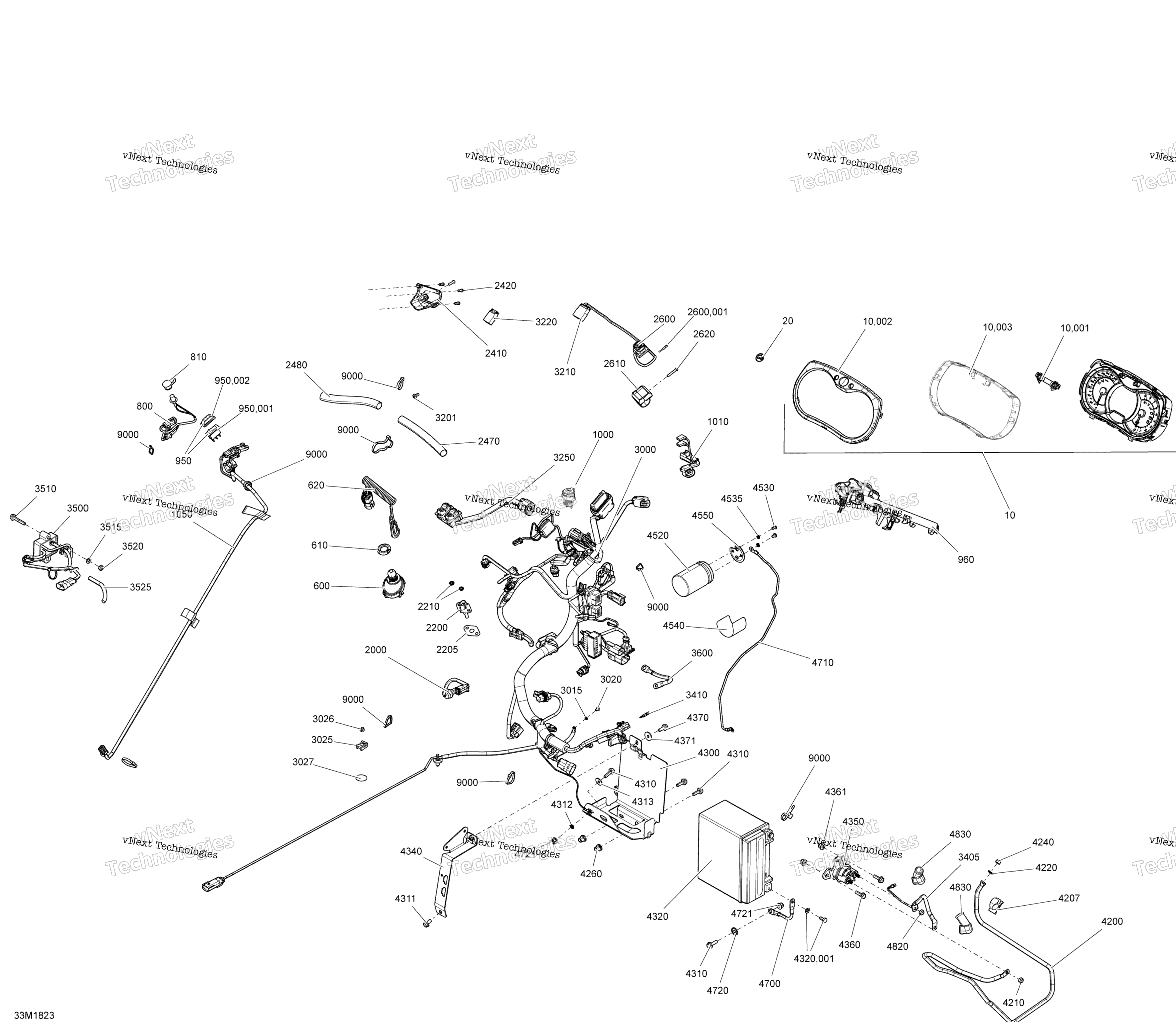 Электрооборудование System Renegade - 600 Ho E-Tec - Package Enduro