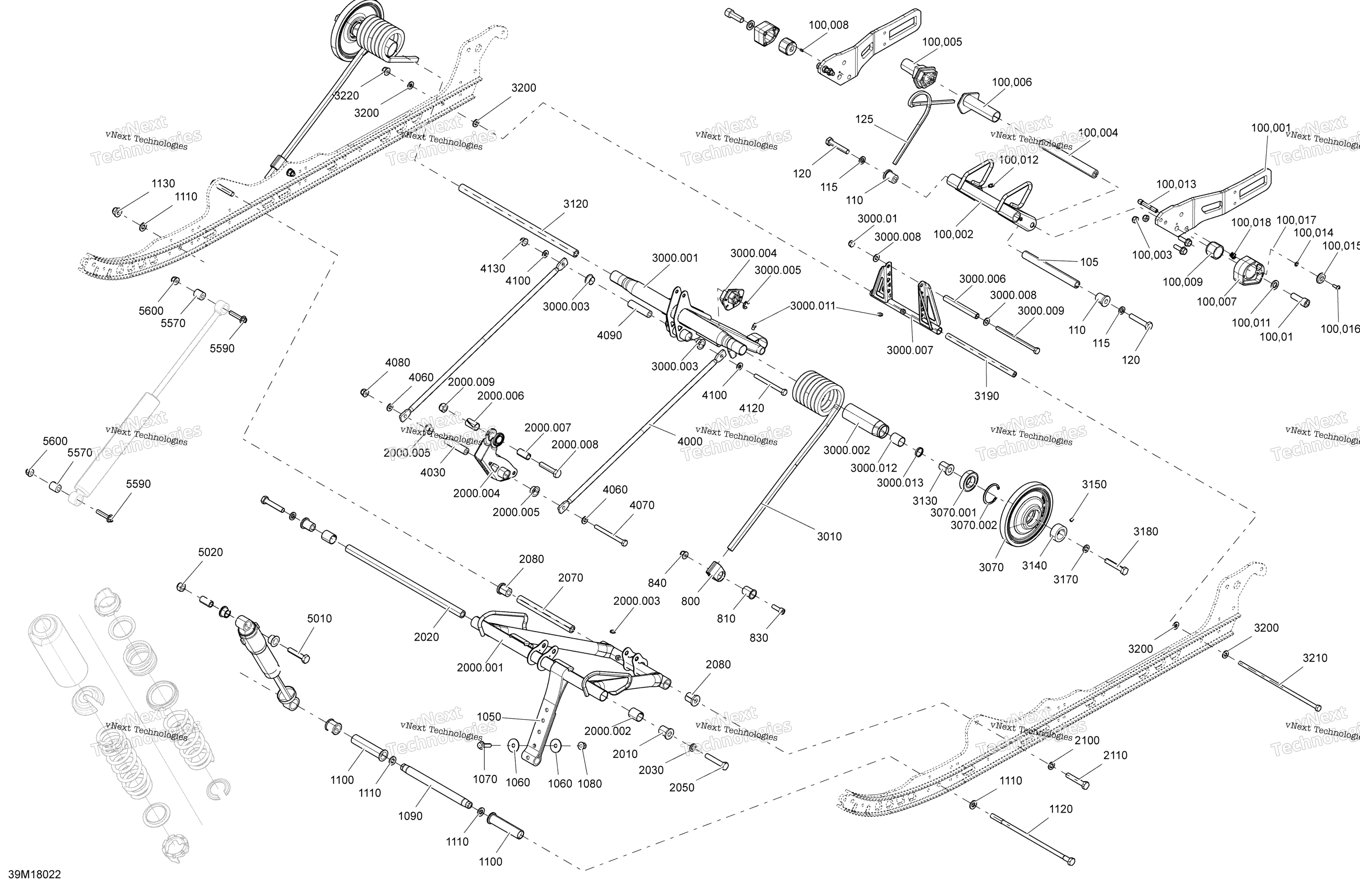 Задняя часть Suspension Tundra - Package Lt - Superior