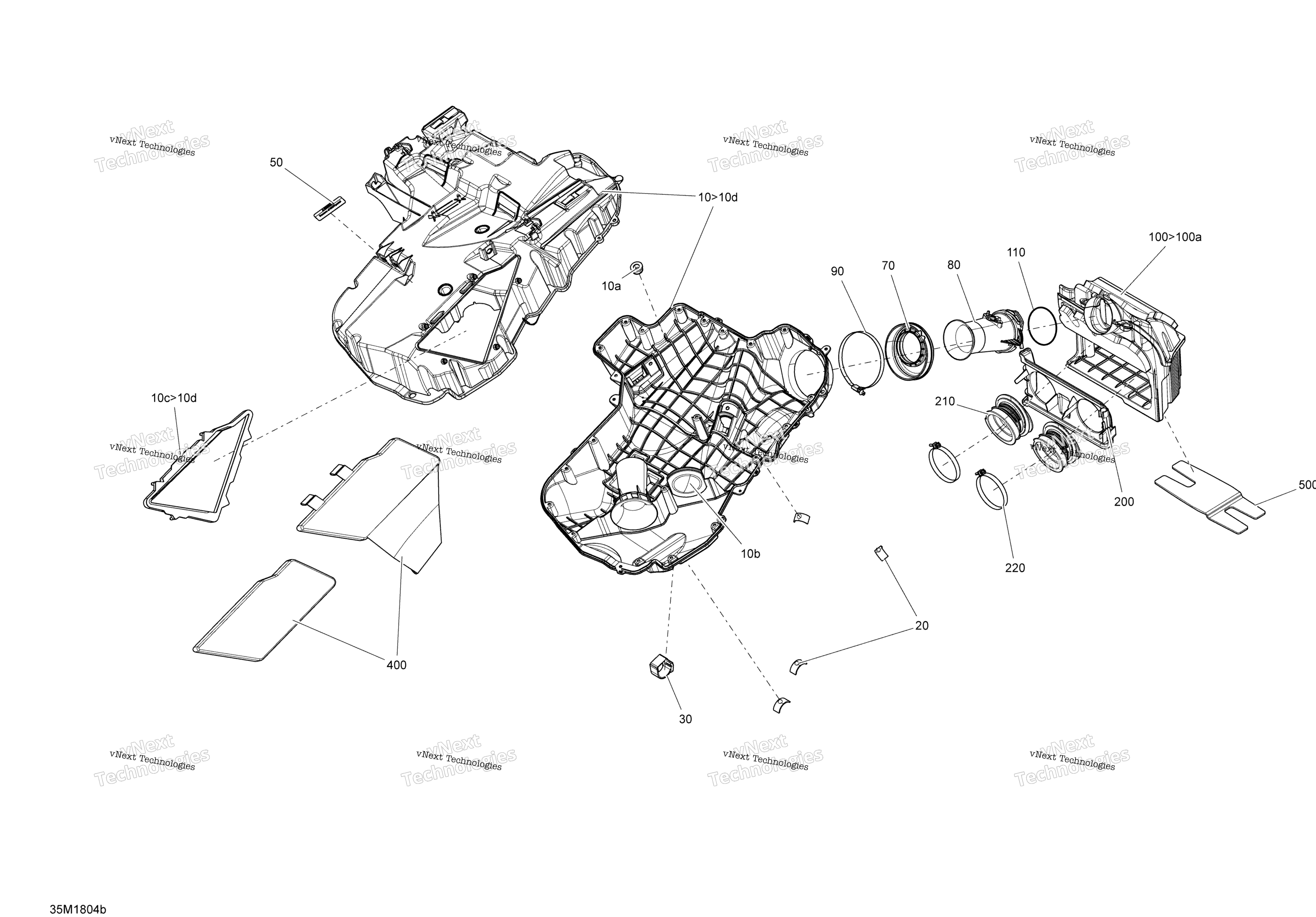 Воздушный впуск Tundra 600Ho E Tec