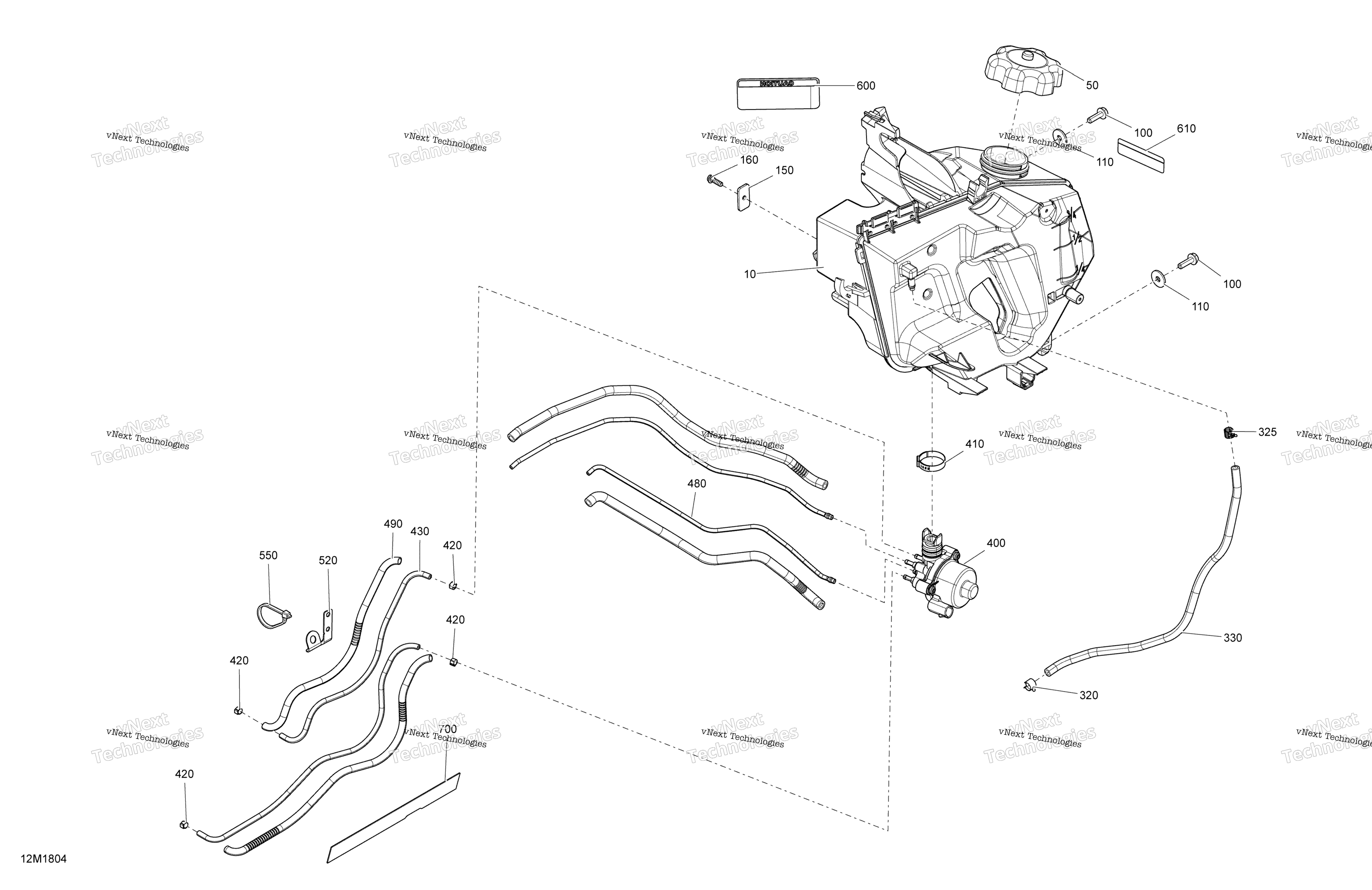 масляный Tundra 600 Ho E Tec