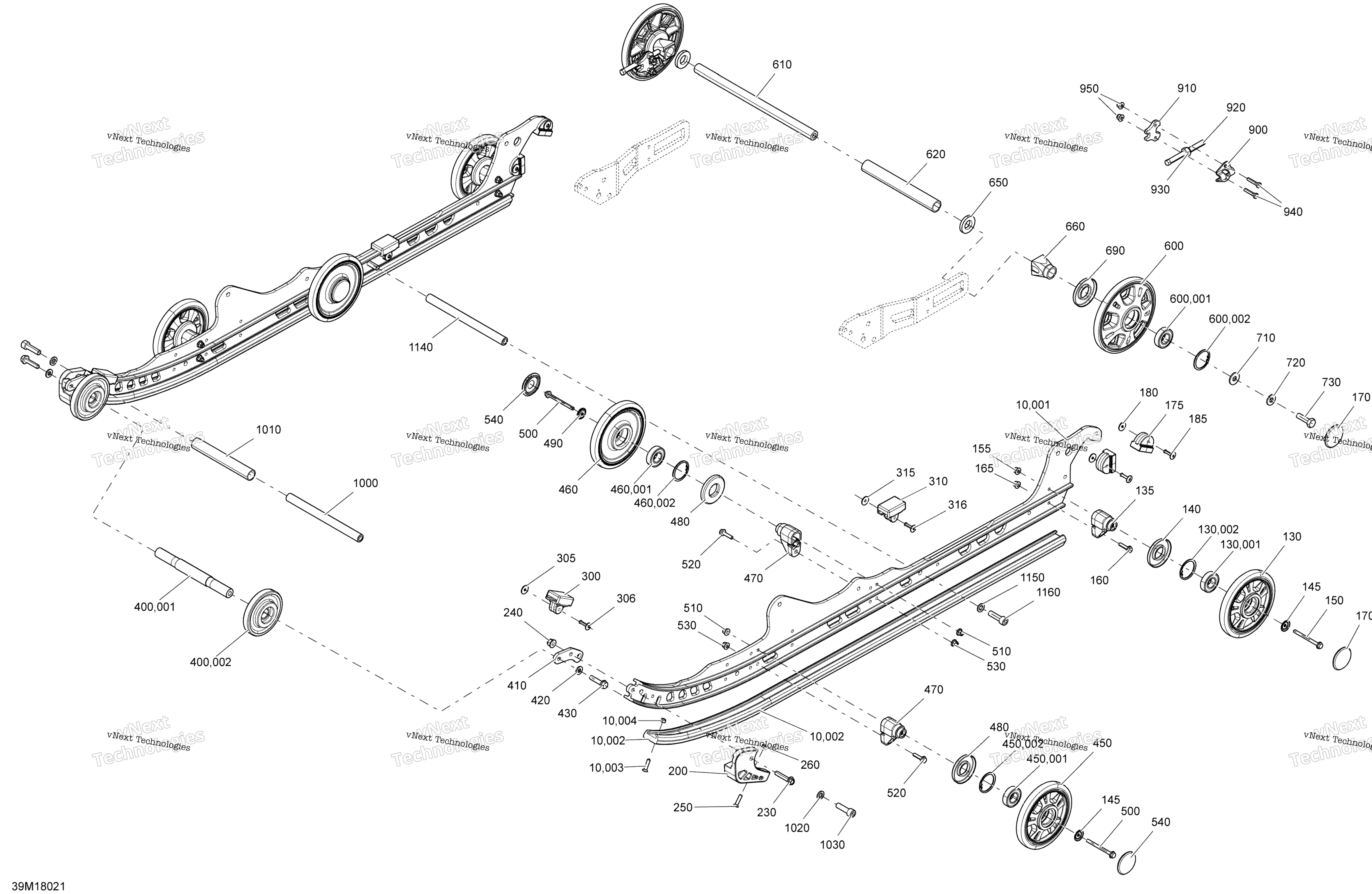Задняя часть Suspension Tundra - Package Xtreme - Inferior