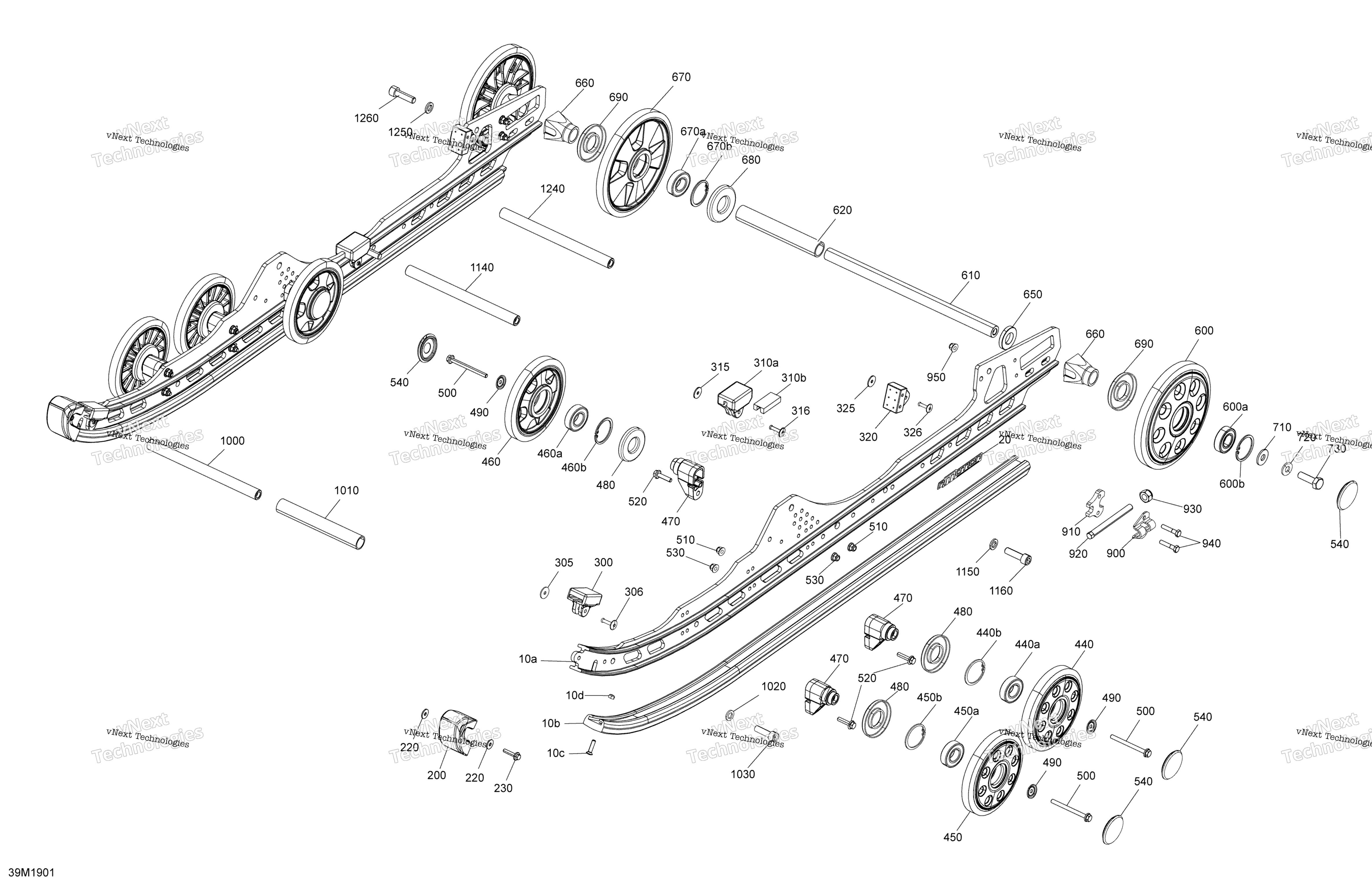 Задняя часть Suspension - Lower Section