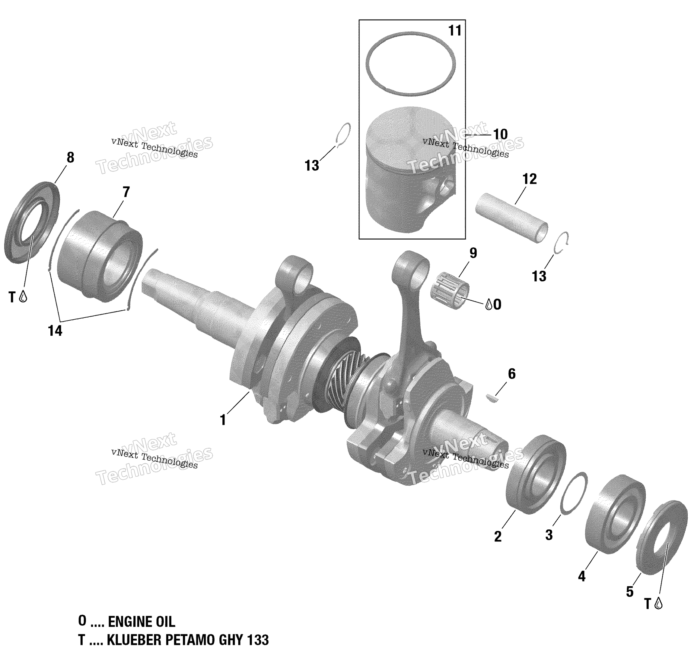 Коленчатый вал And Pistons
