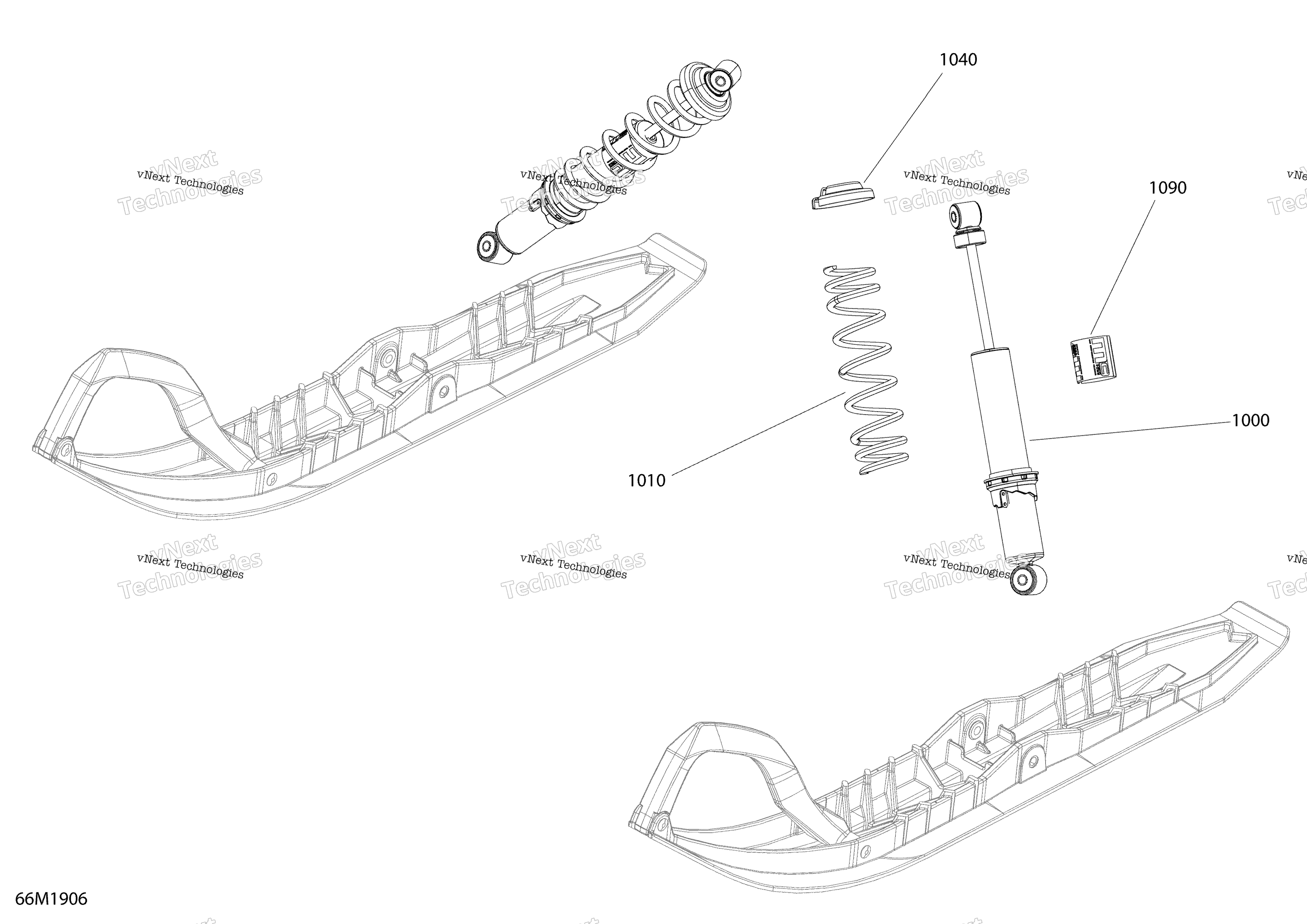 Передняя часть Shocks - Enduro