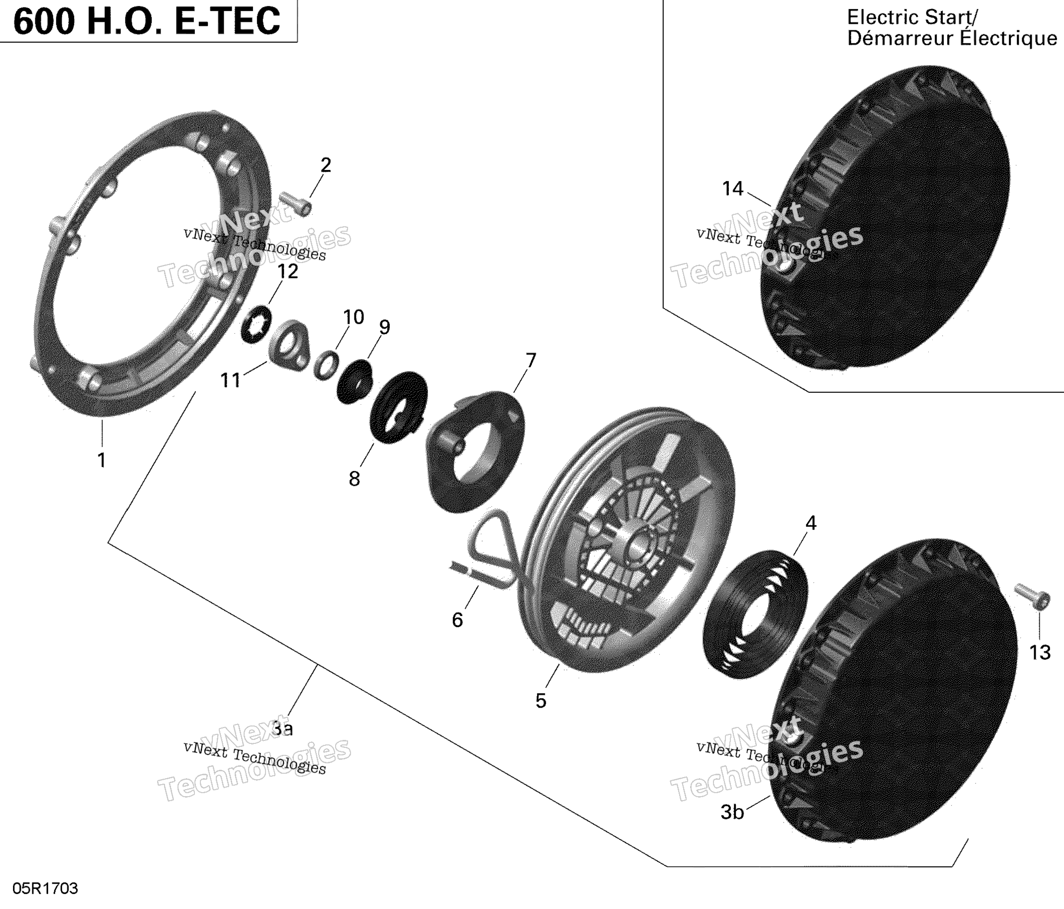Ручной стартер Starter - 600Ho E-Tec