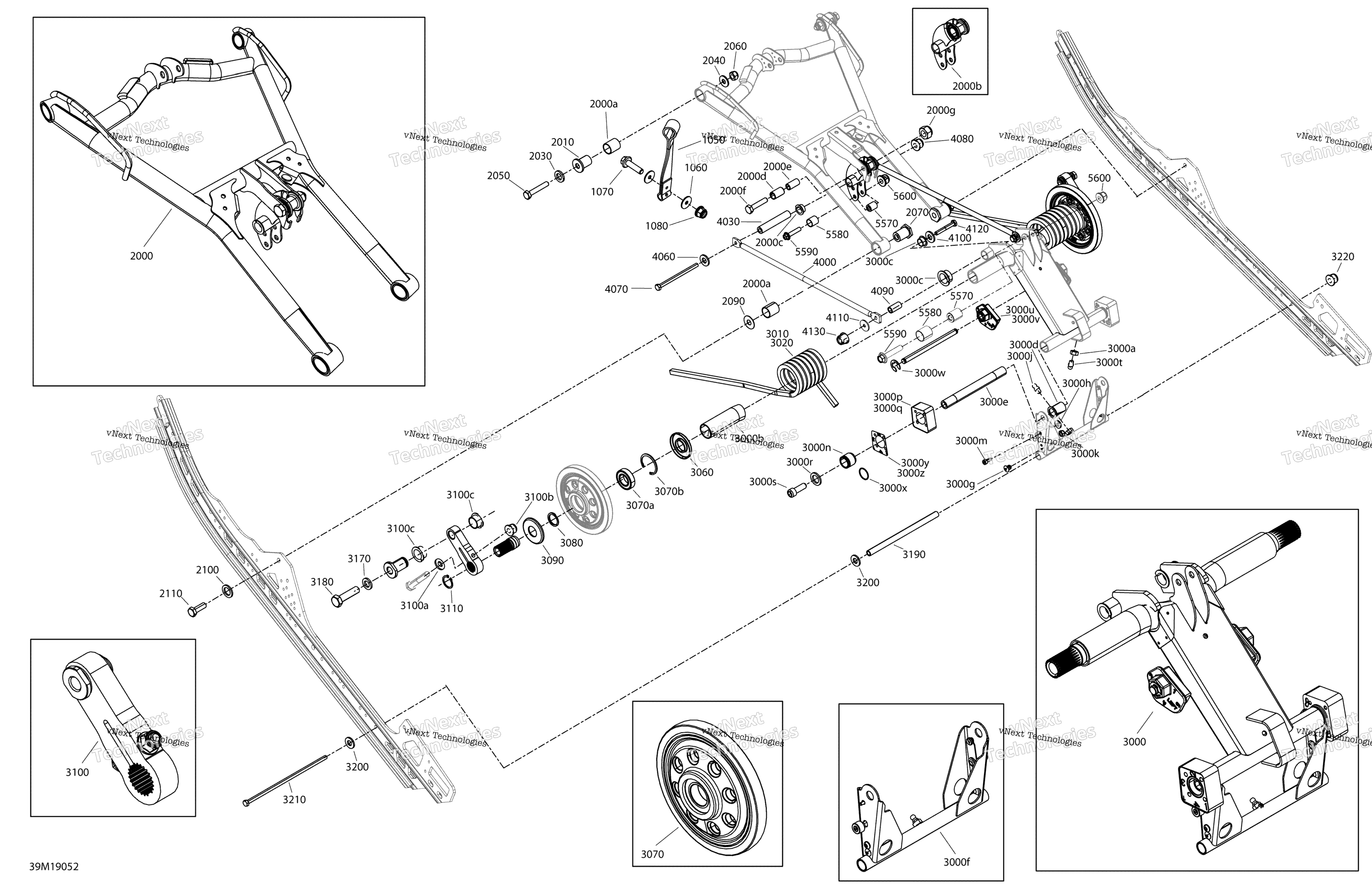 Задняя часть Suspension - Xrs - Upper Section