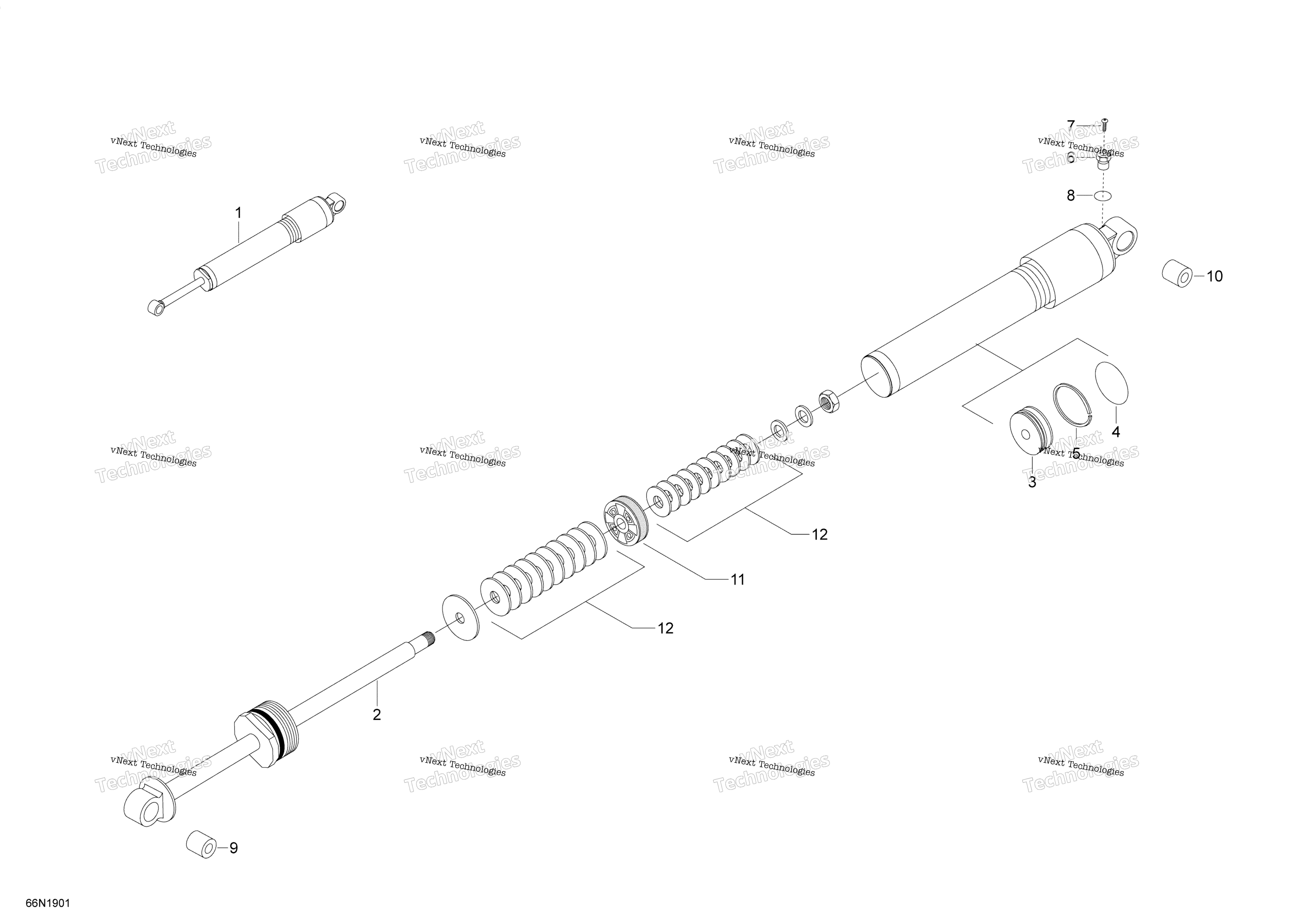 Передняя часть Shocks - 800R E-Tec