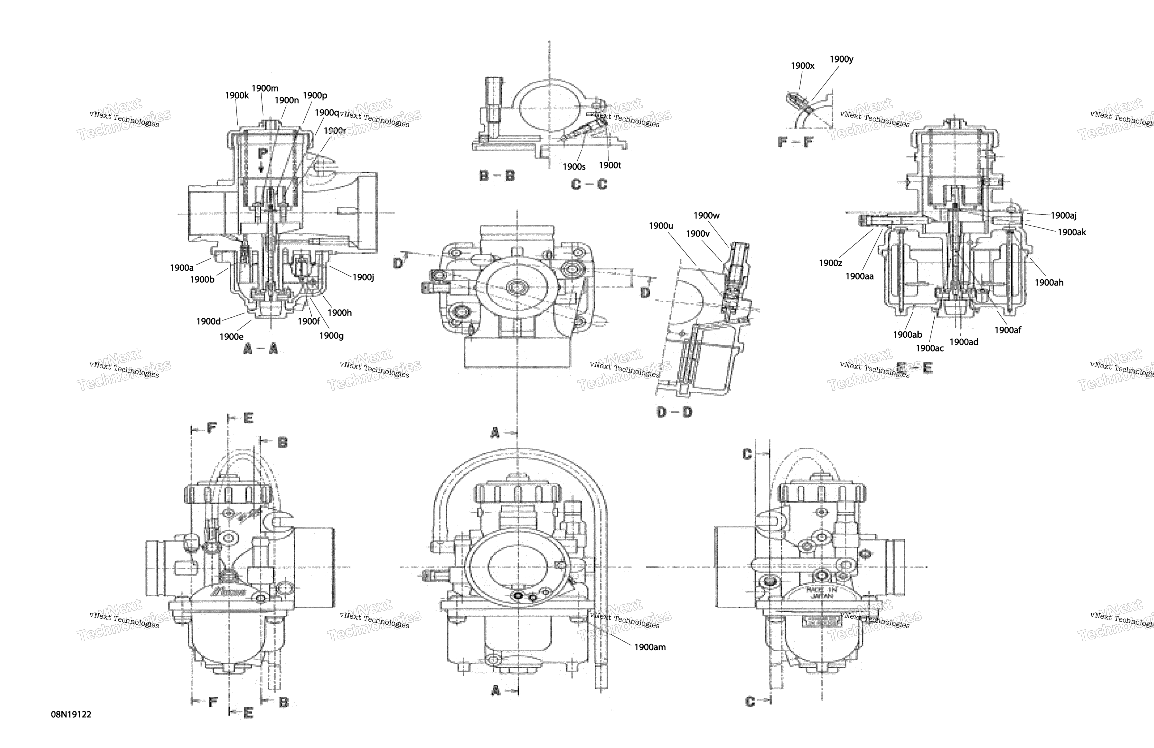 Двигатель - 550F - Carburator