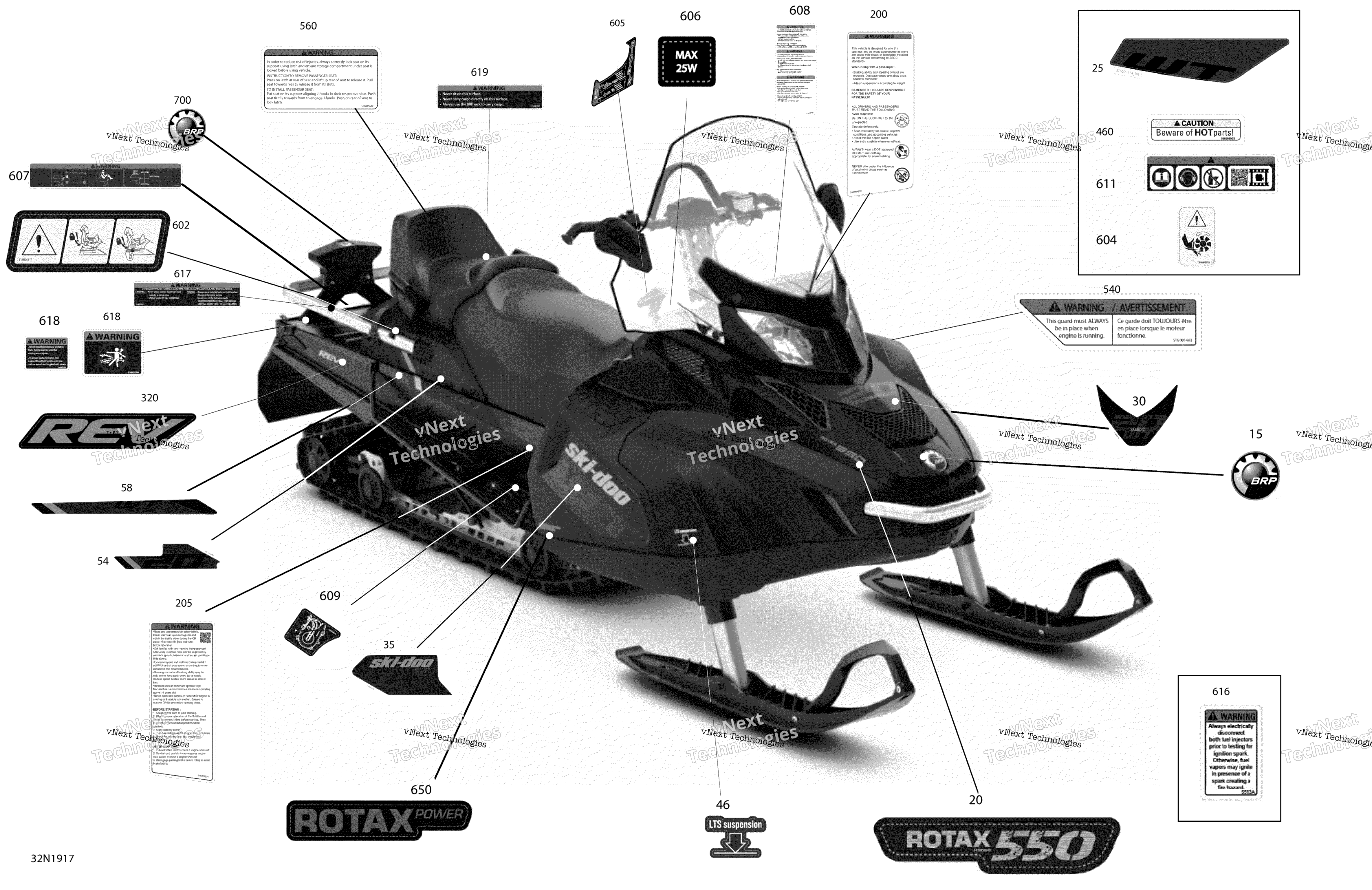 Наклейки - 550F - Package Wt