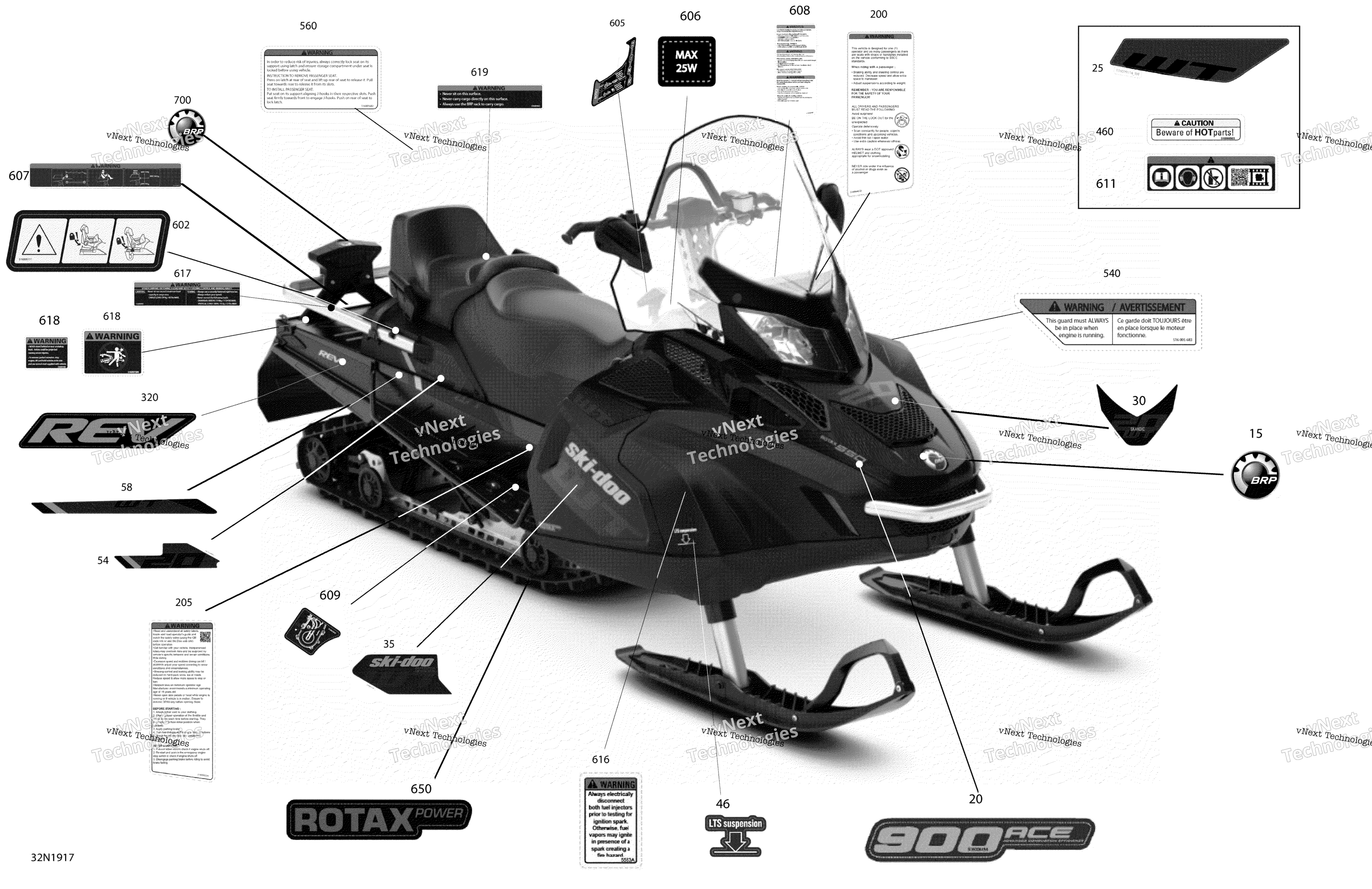 Наклейки - 900 Ace - Package Wt