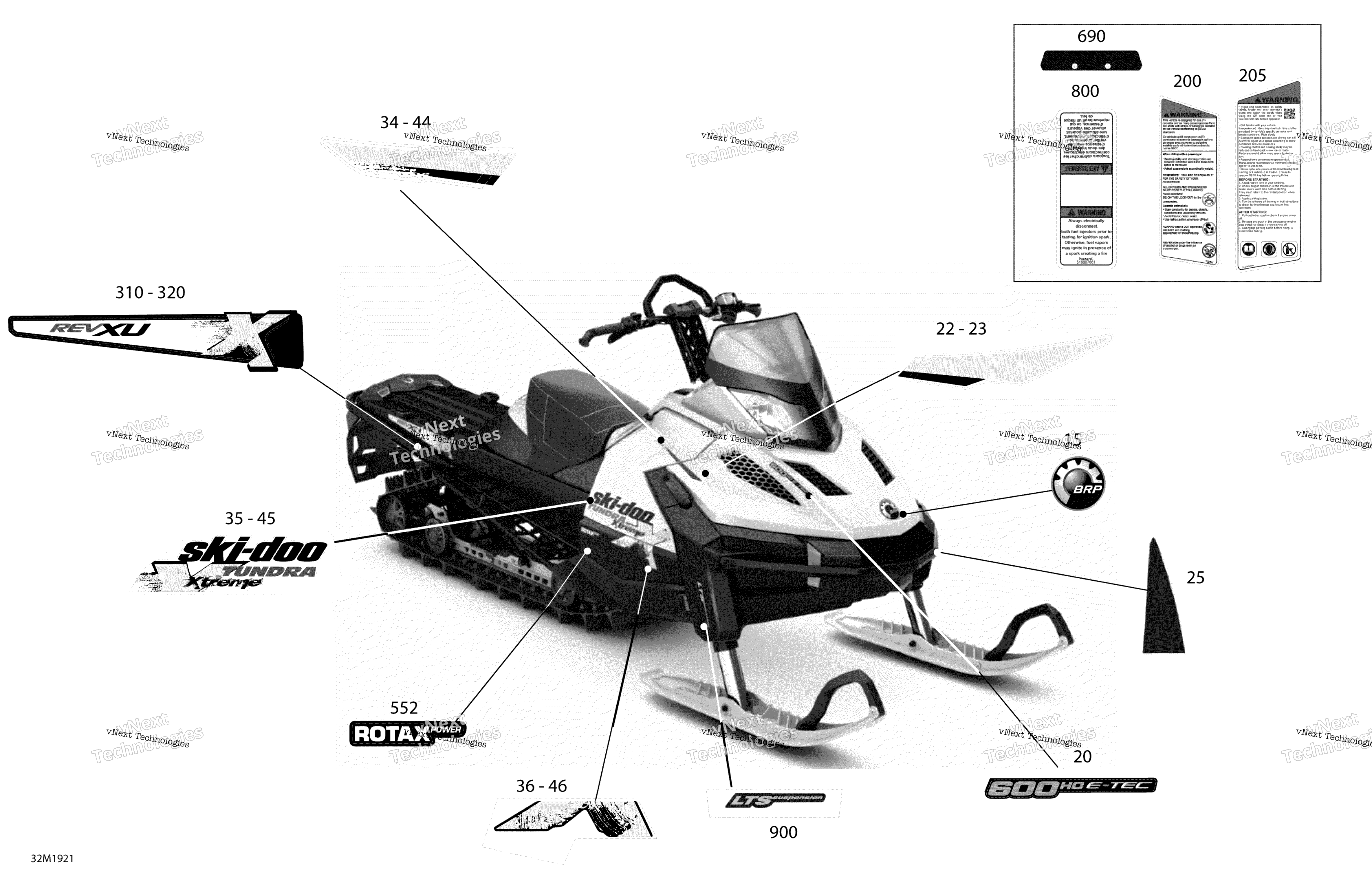 Наклейки - 600Ho E-Tec
