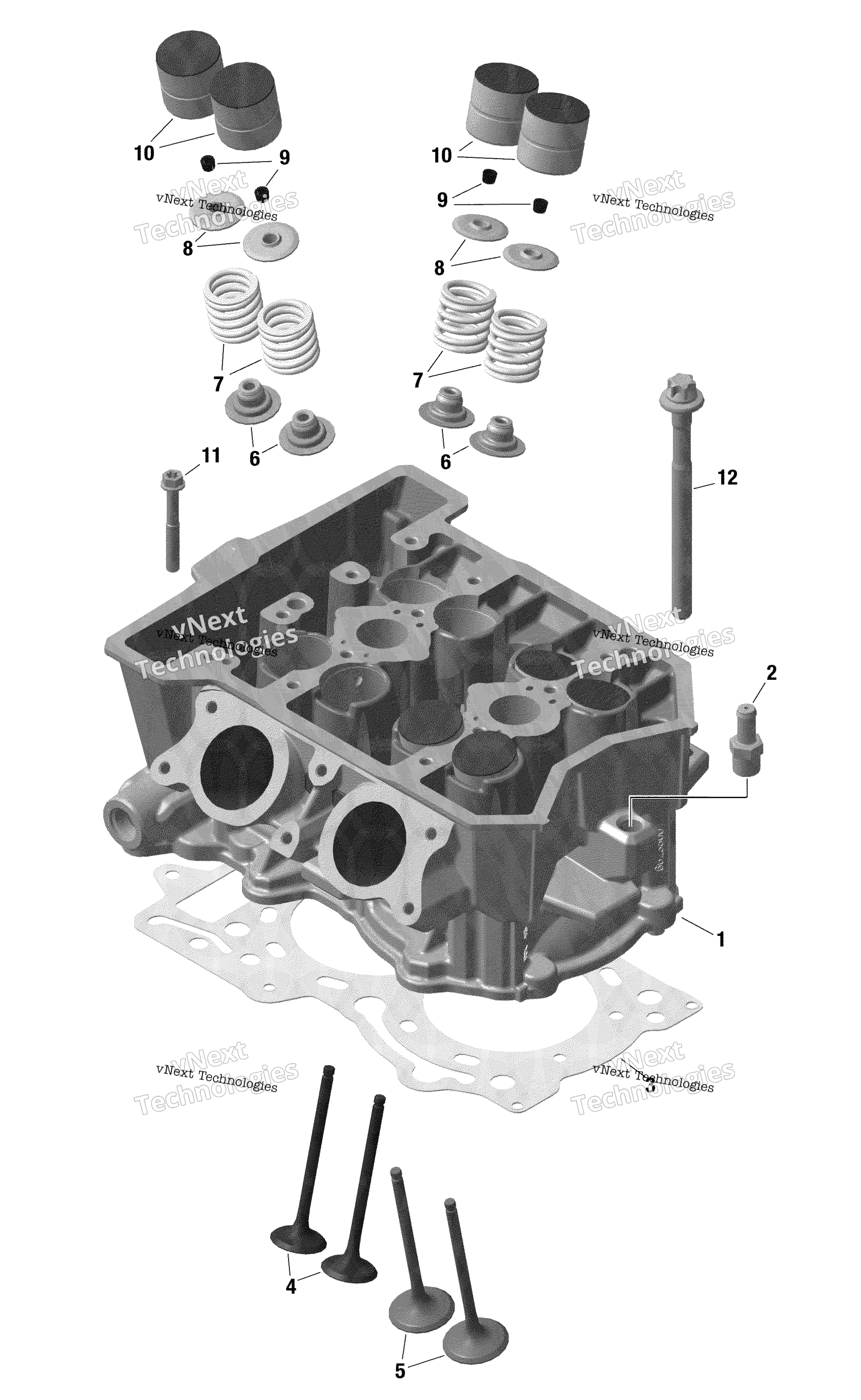 Двигатель - Cylinder Head