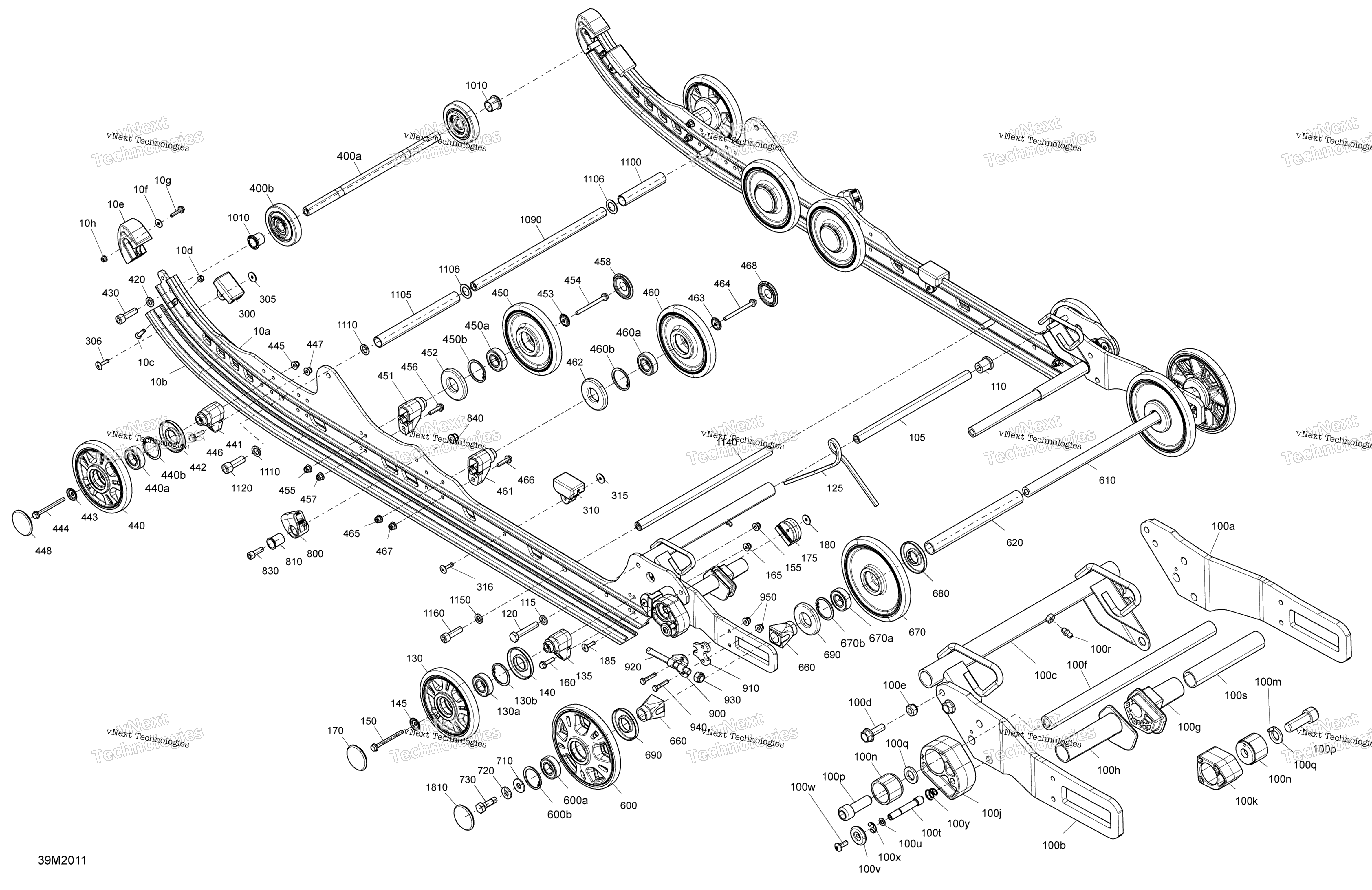 Подвеска - Rear - Lower Section - Le