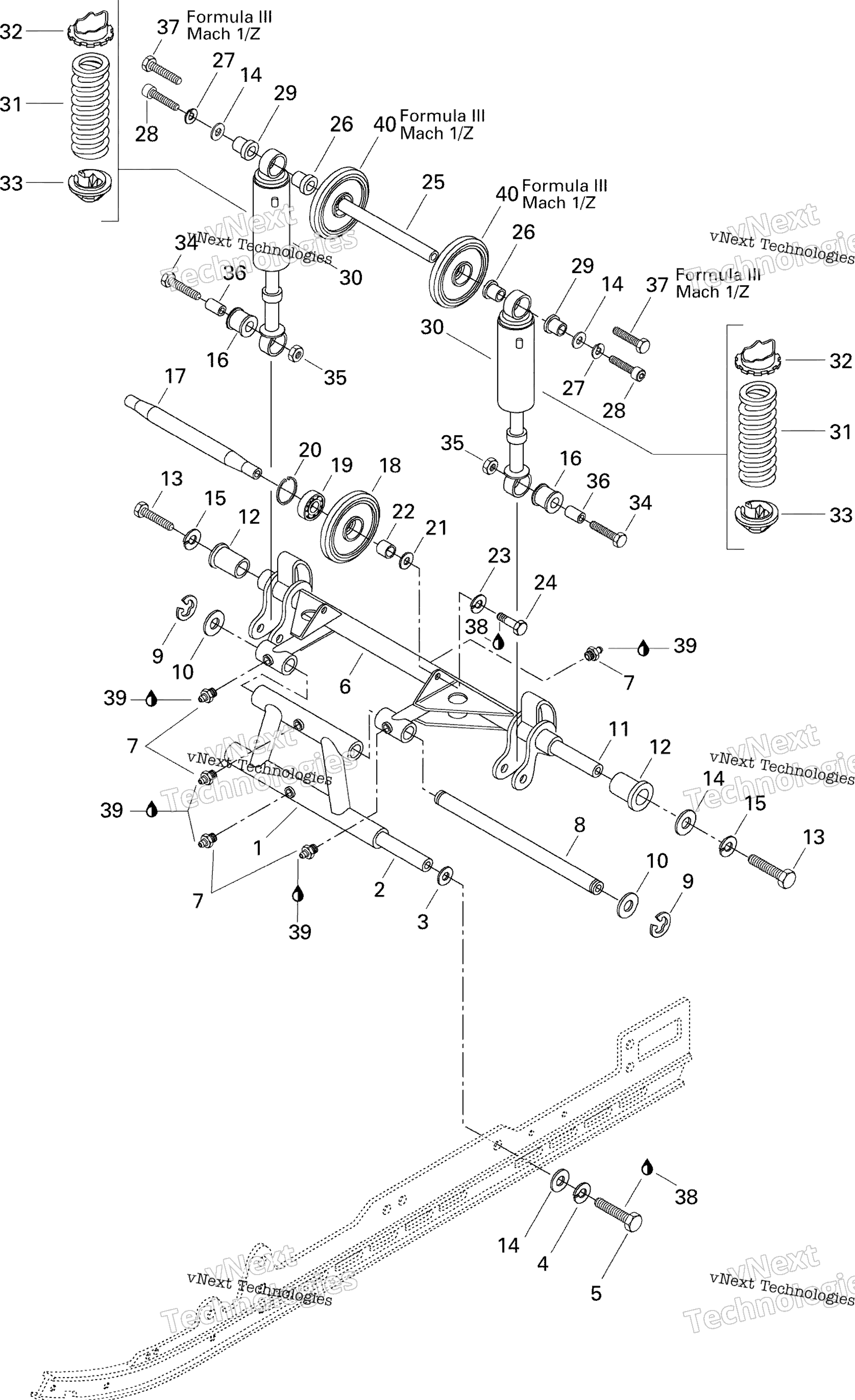 Задняя часть Arm Iii Lt