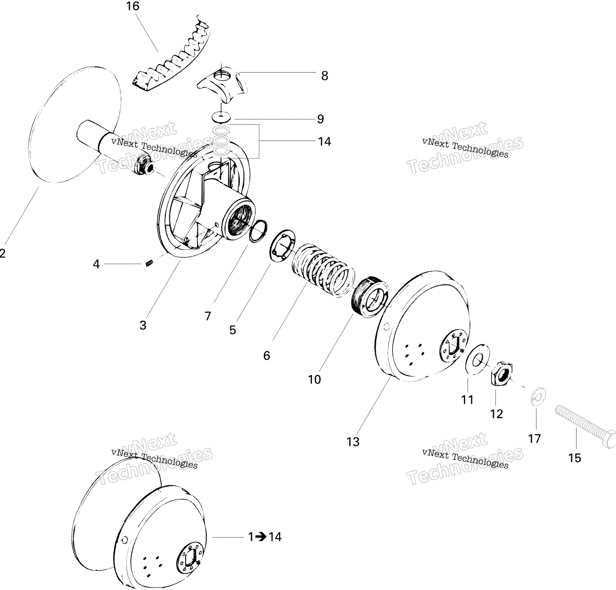Привод Pulley 377