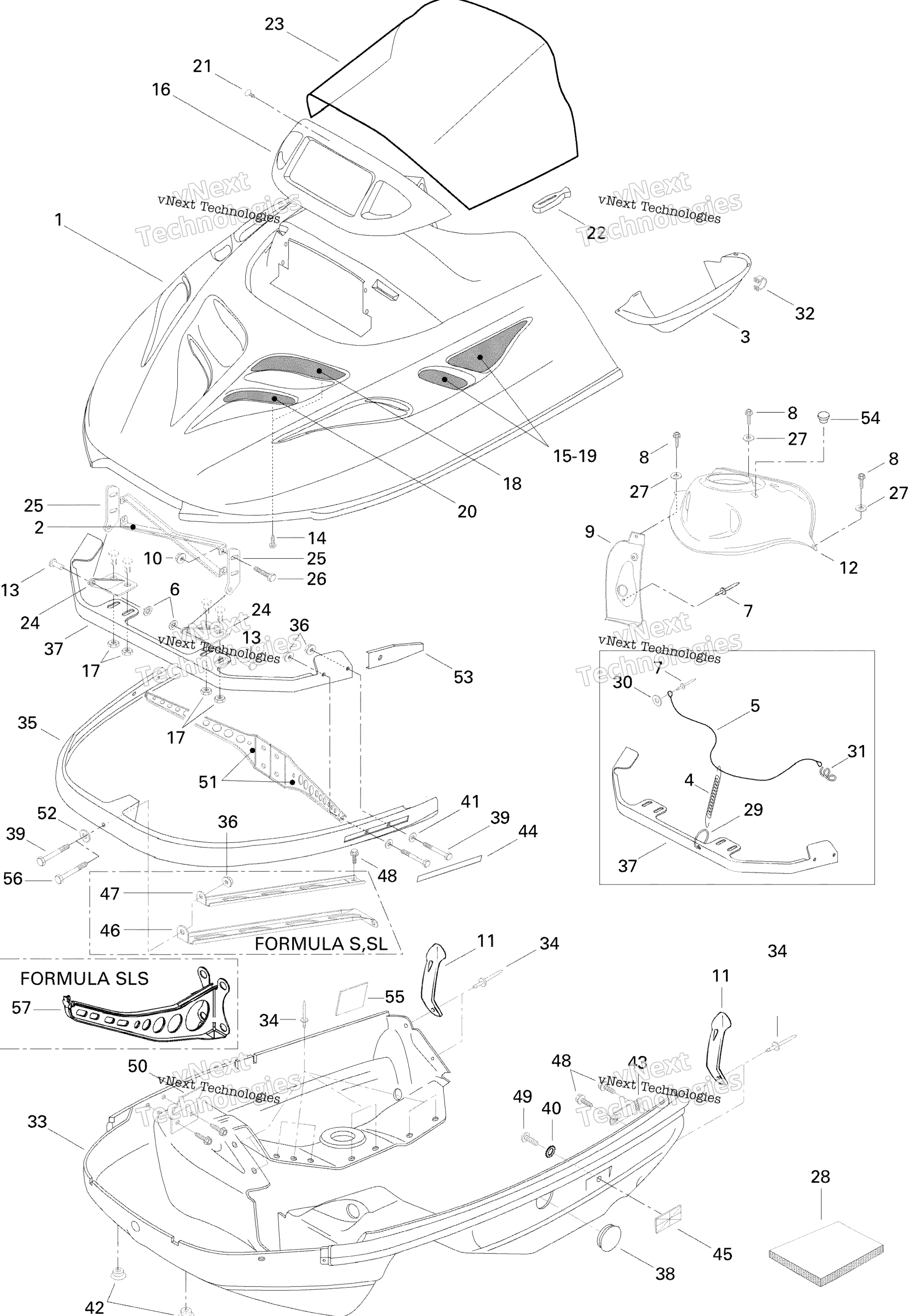 Cab и Console Formula S