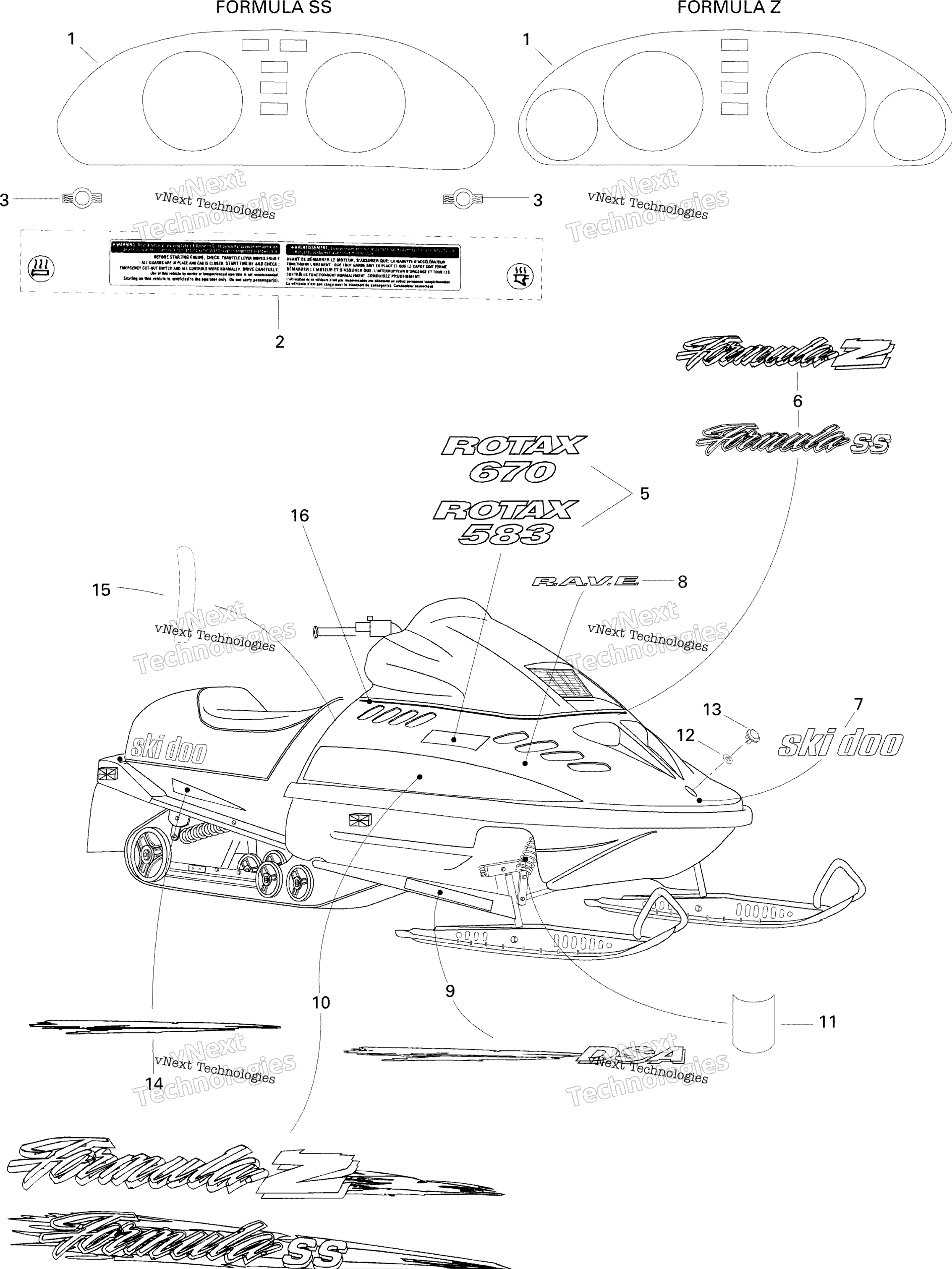 Наклейки Formula Ss