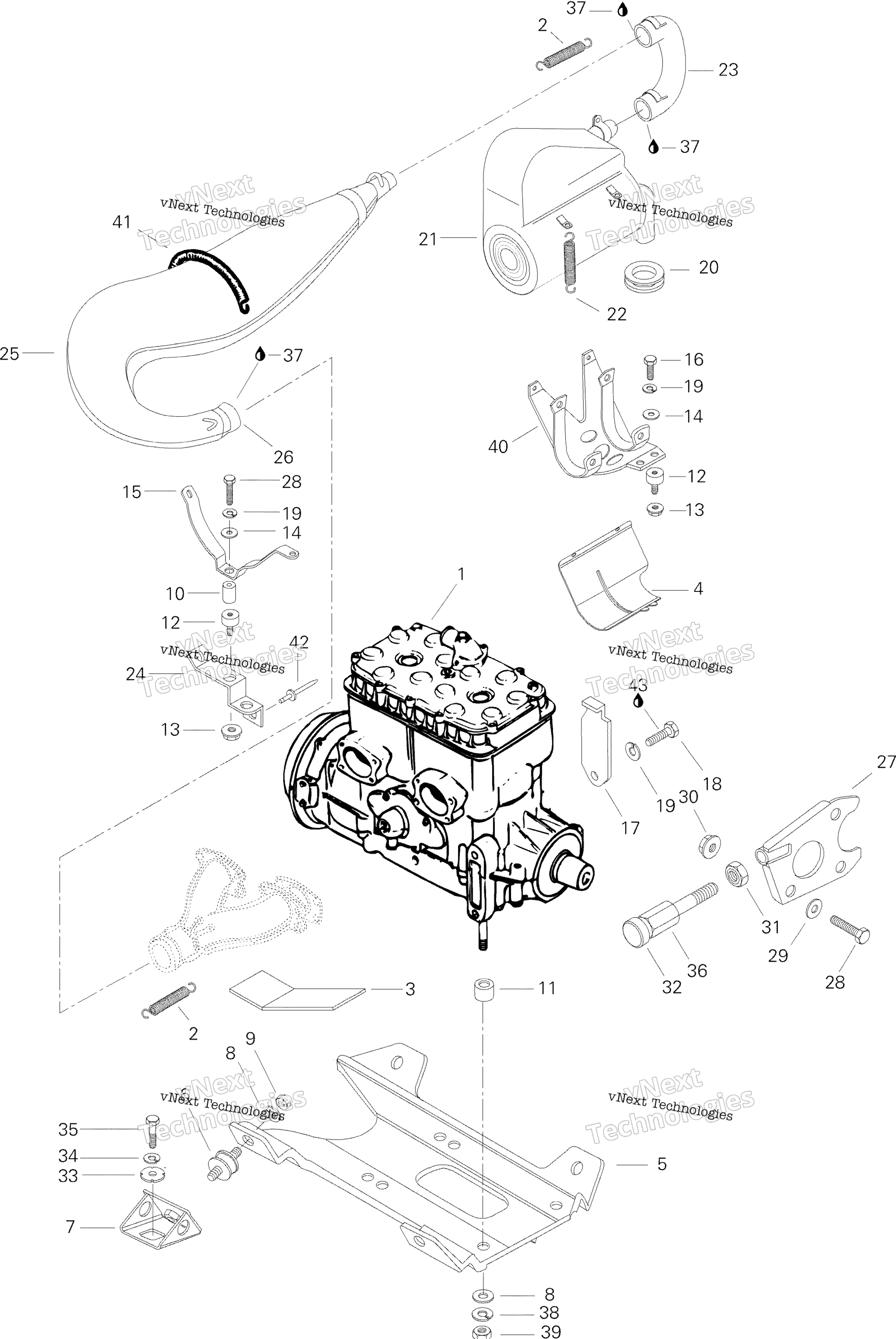 Двигатель And Engine Support