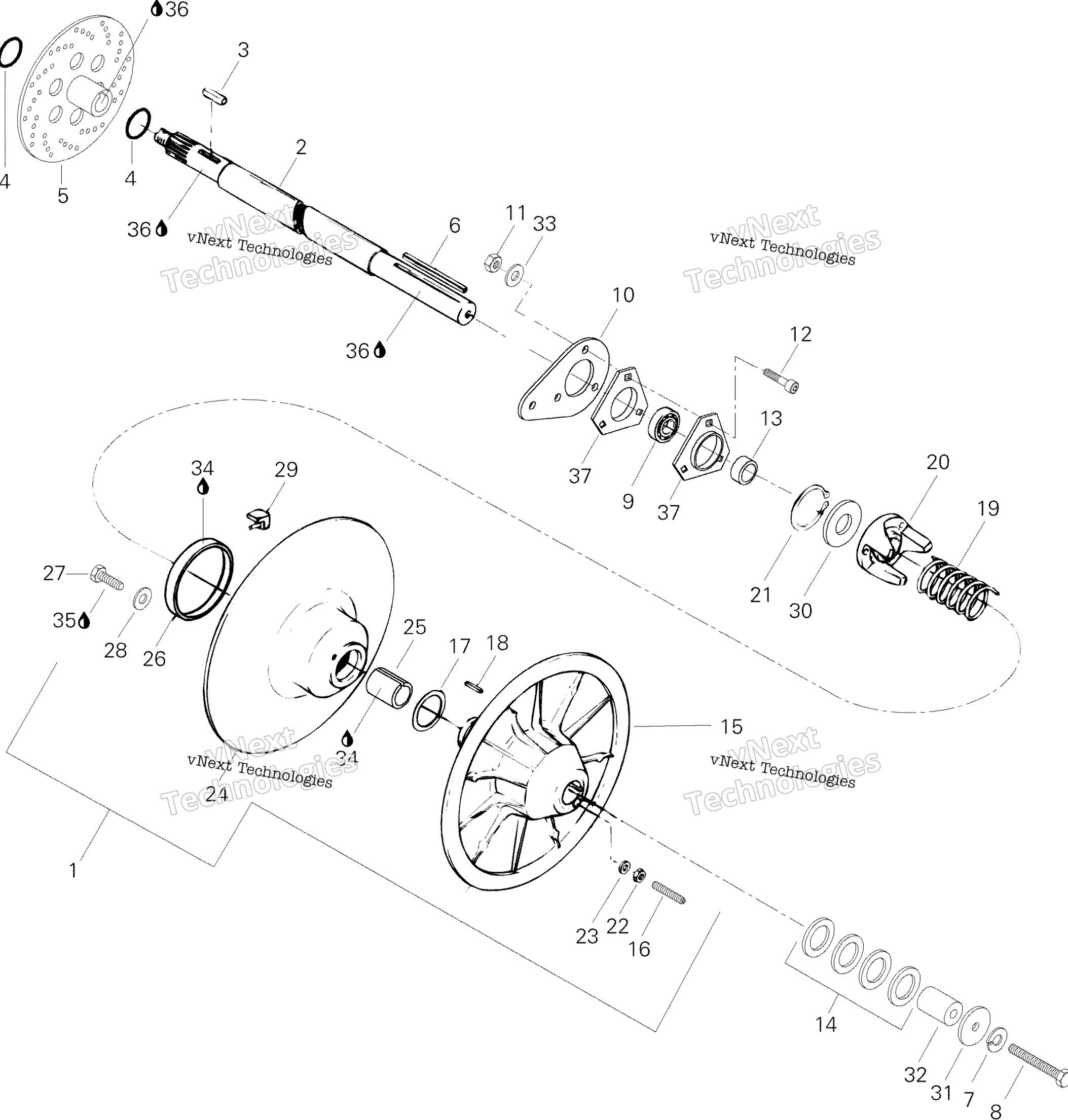 Ведомый Pulley