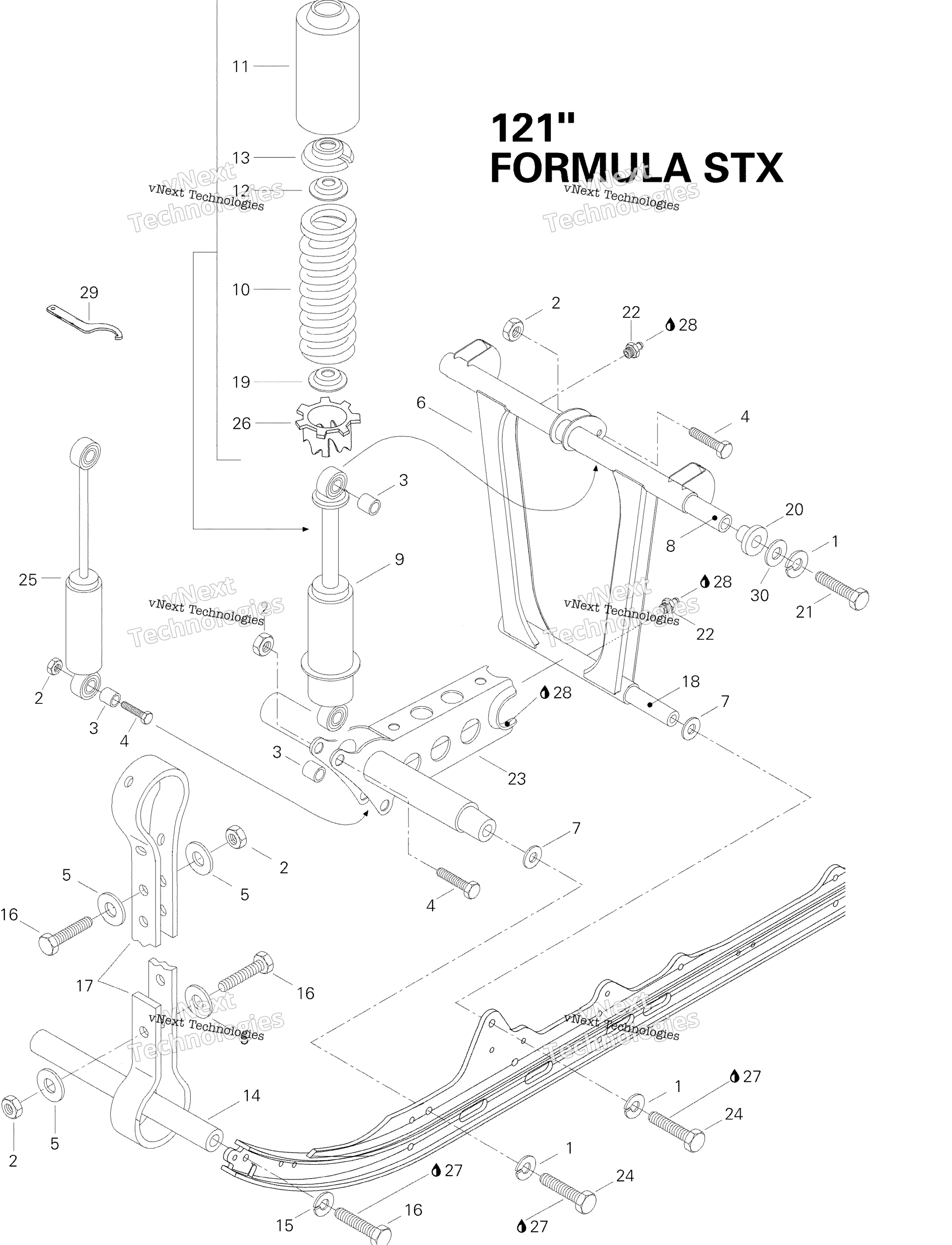 Передняя часть Arm Stx