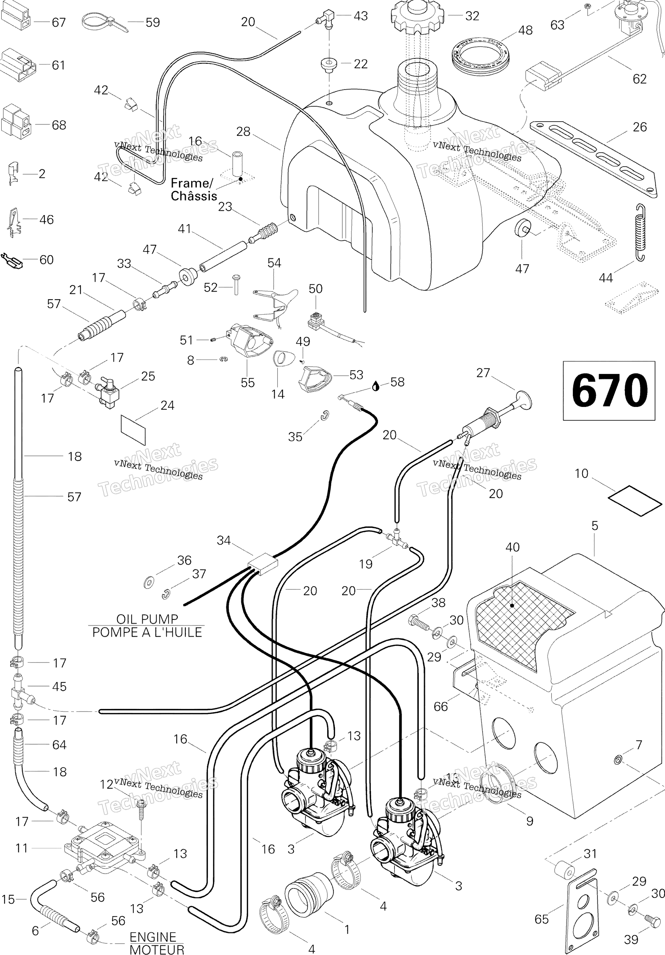 Топливная система System 670