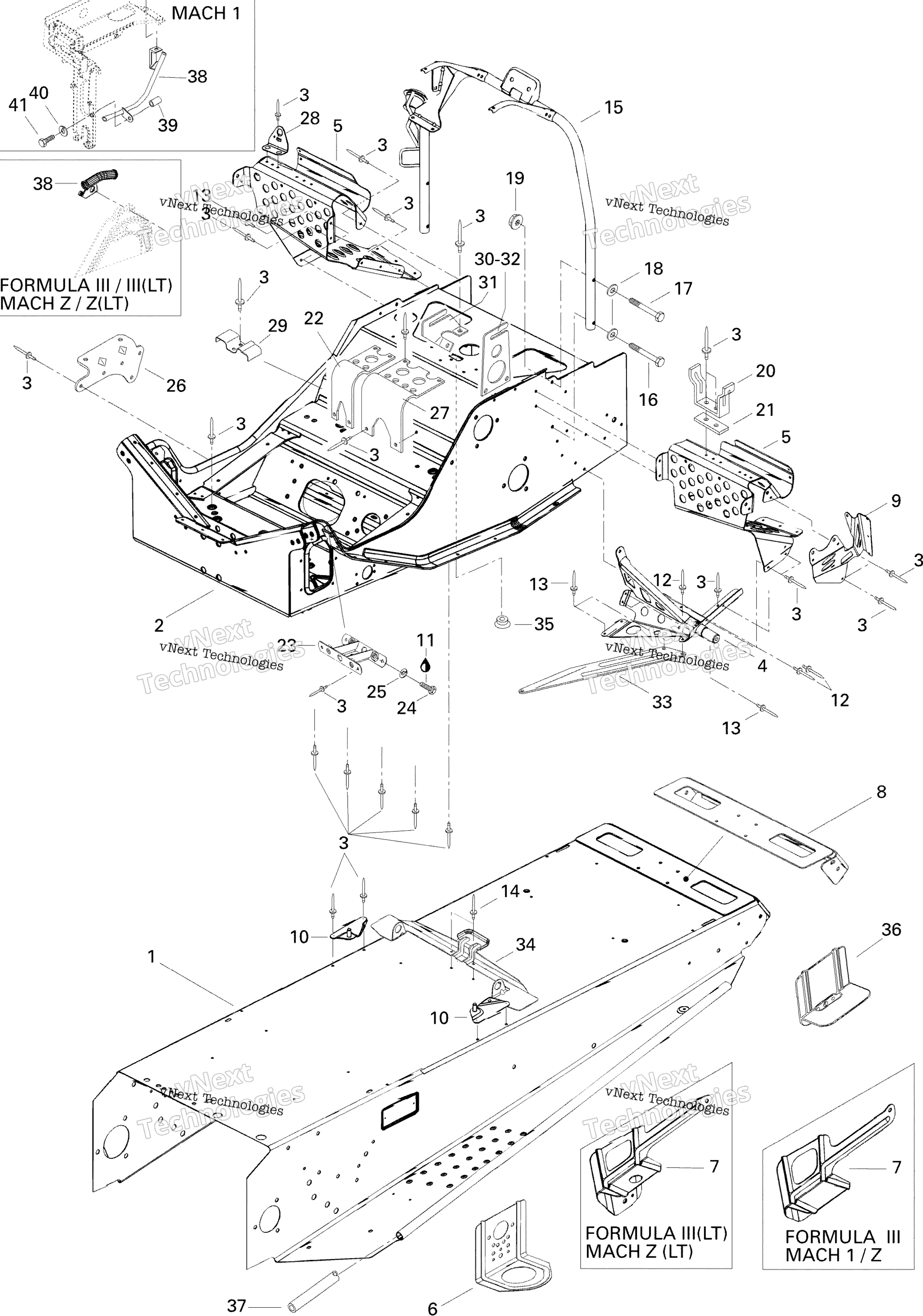 Рама And Components Mach 1