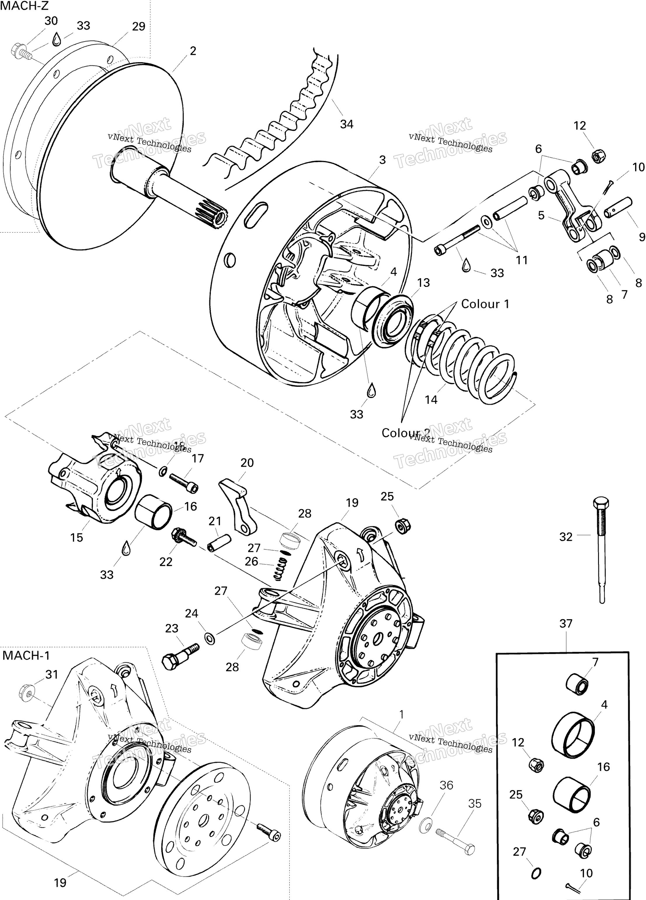 Привод Pulley Mach Z