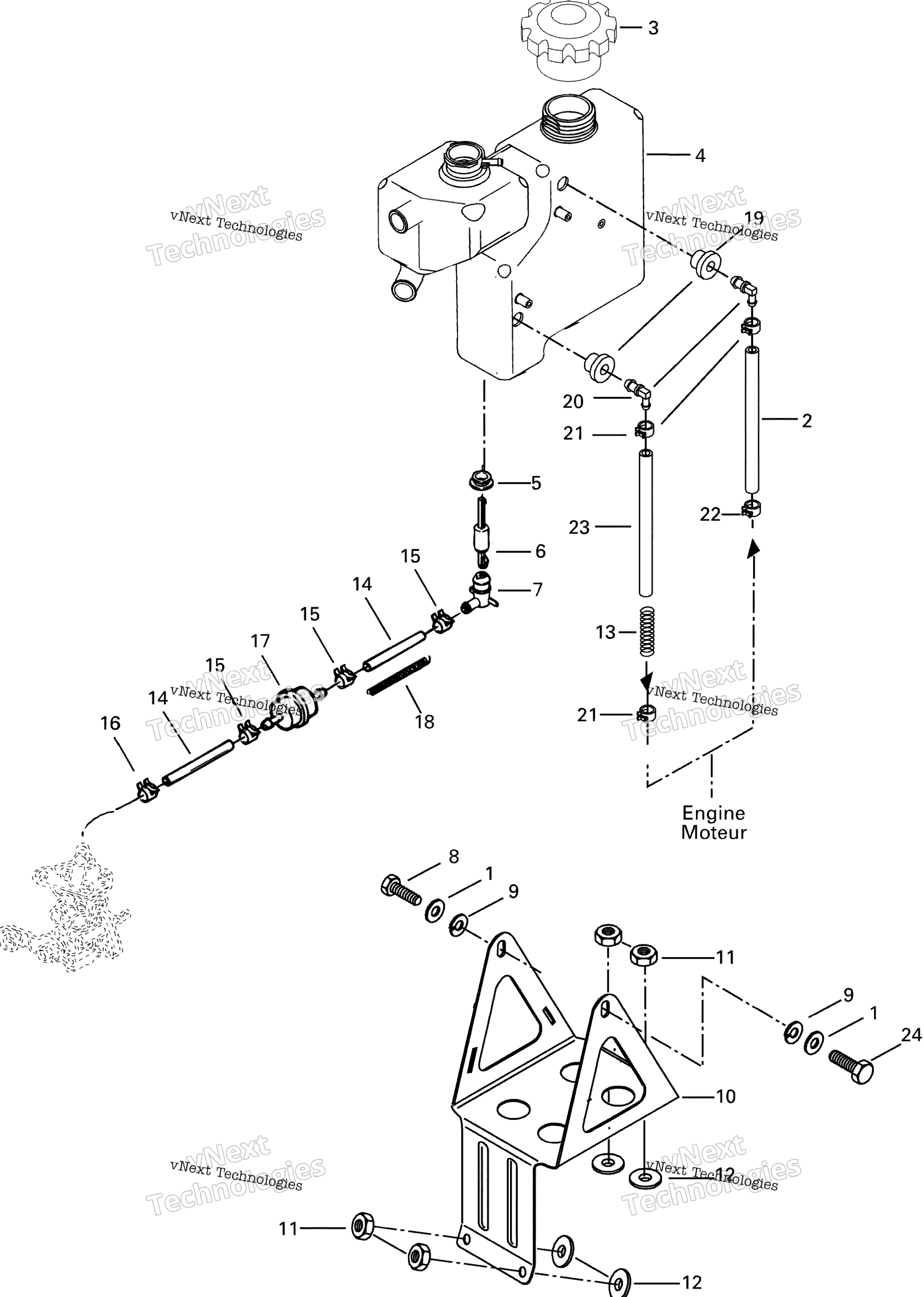 масляный Tank And Support 500