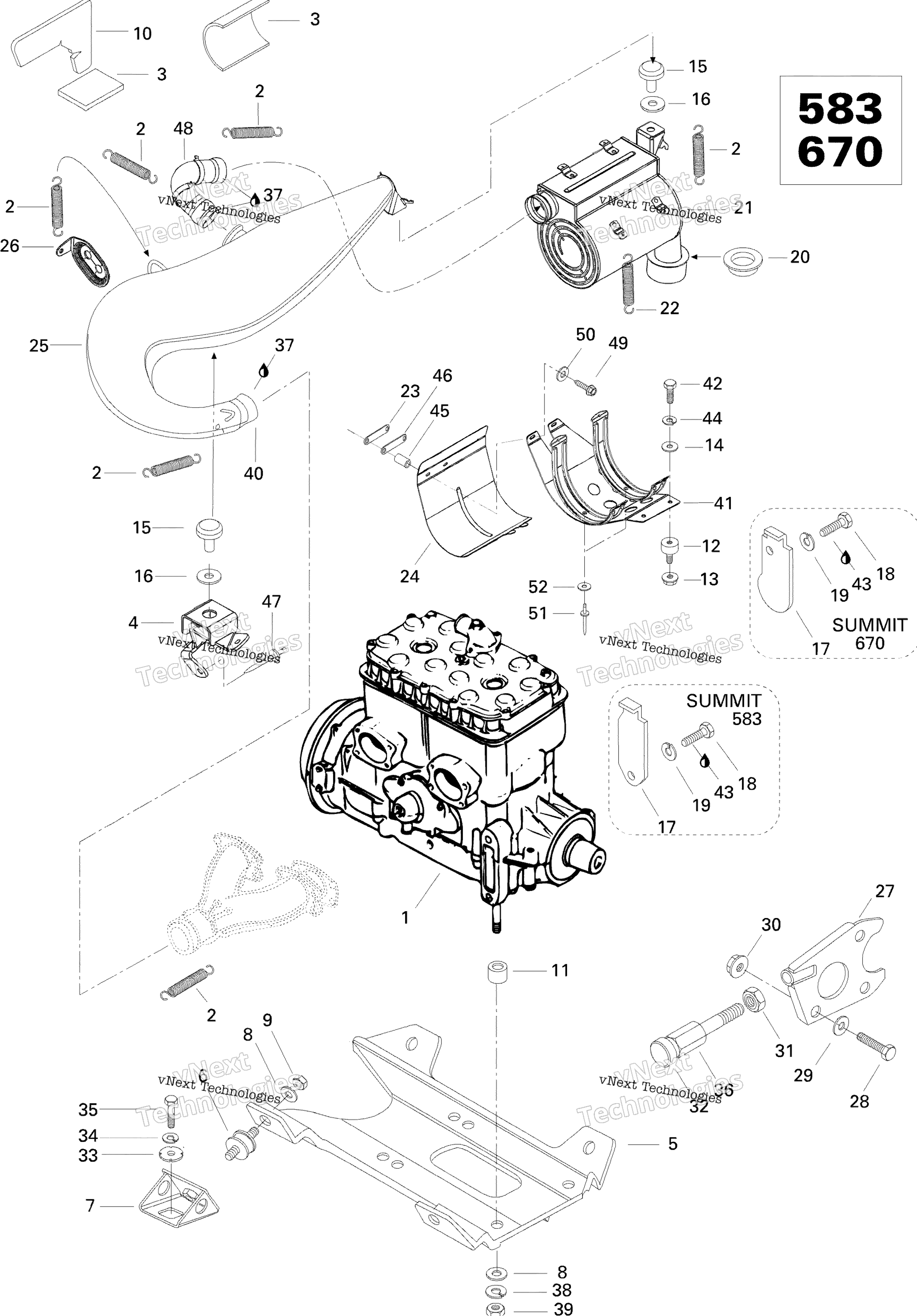 Двигатель And Engine Support 670