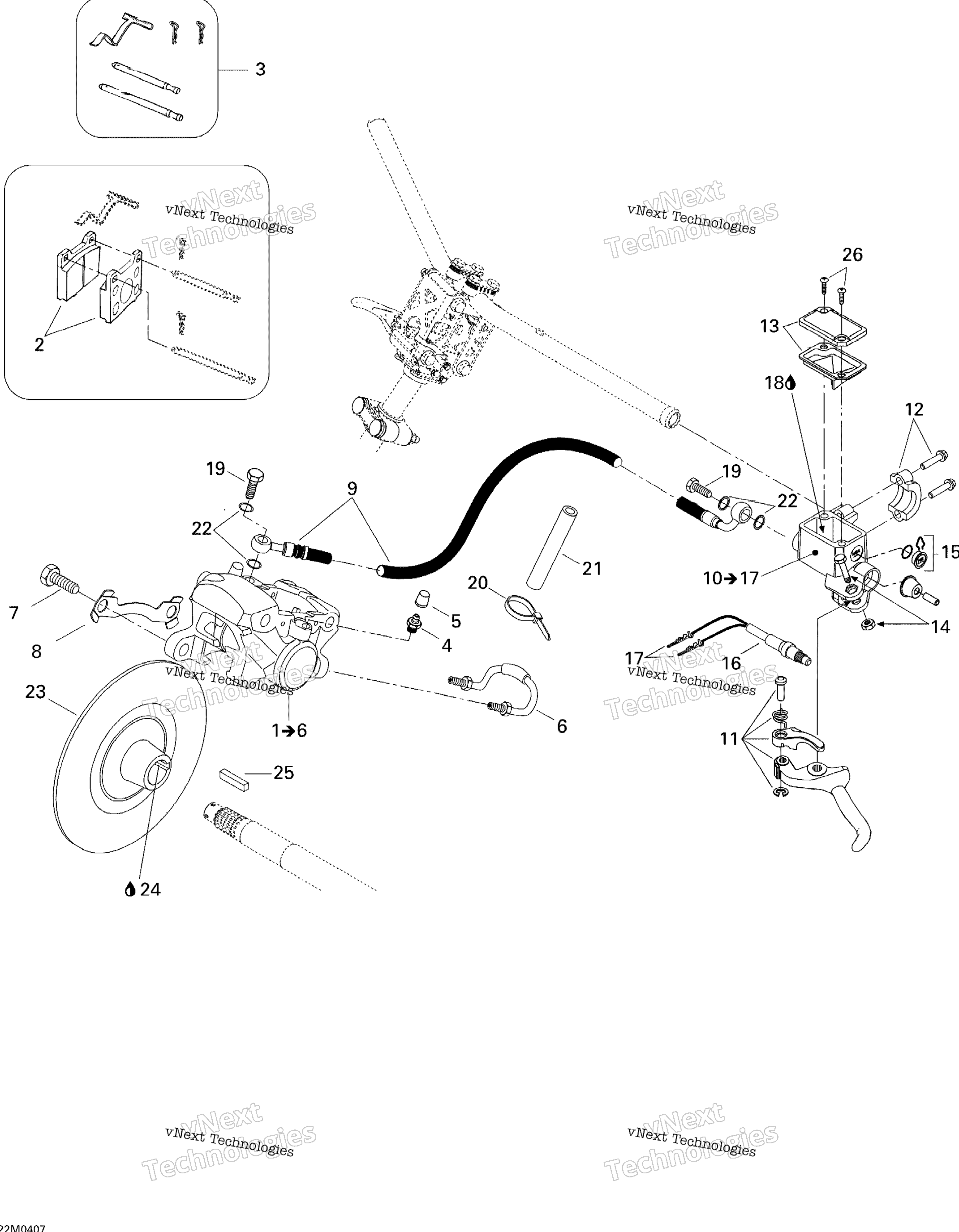 Hydraulic тормоз