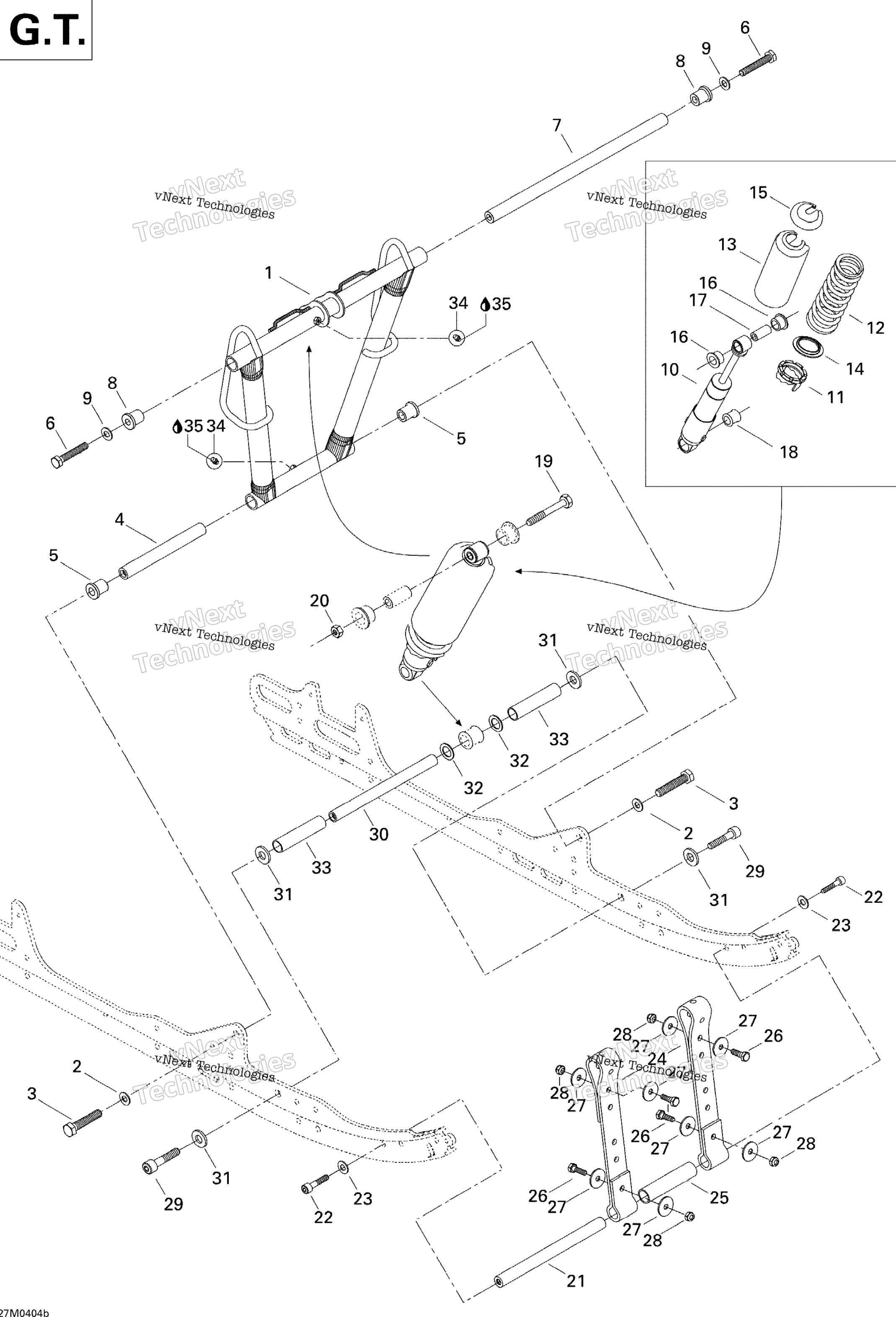 Передняя часть Arm Gt