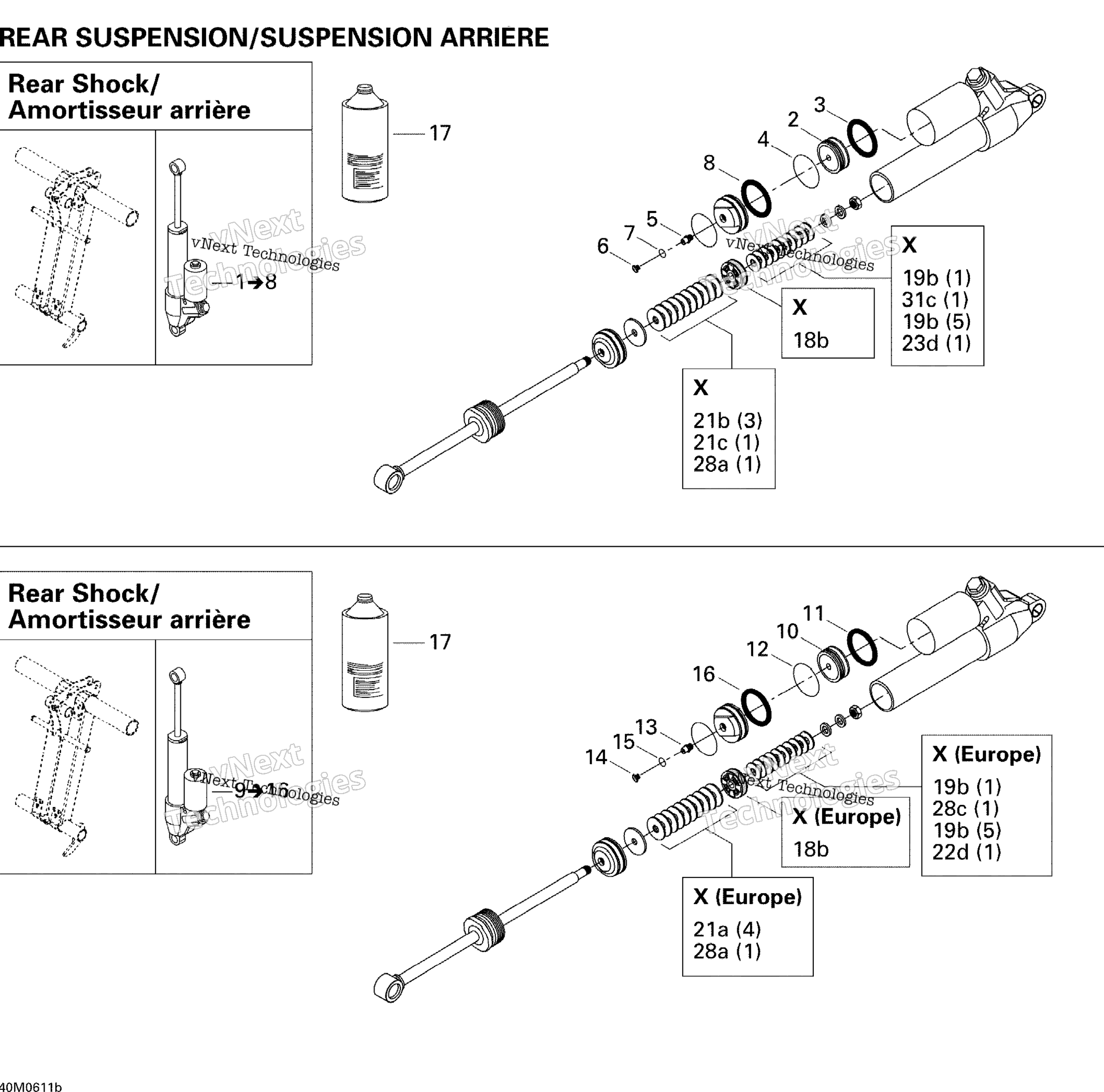 Take Apart Shock, задний 2