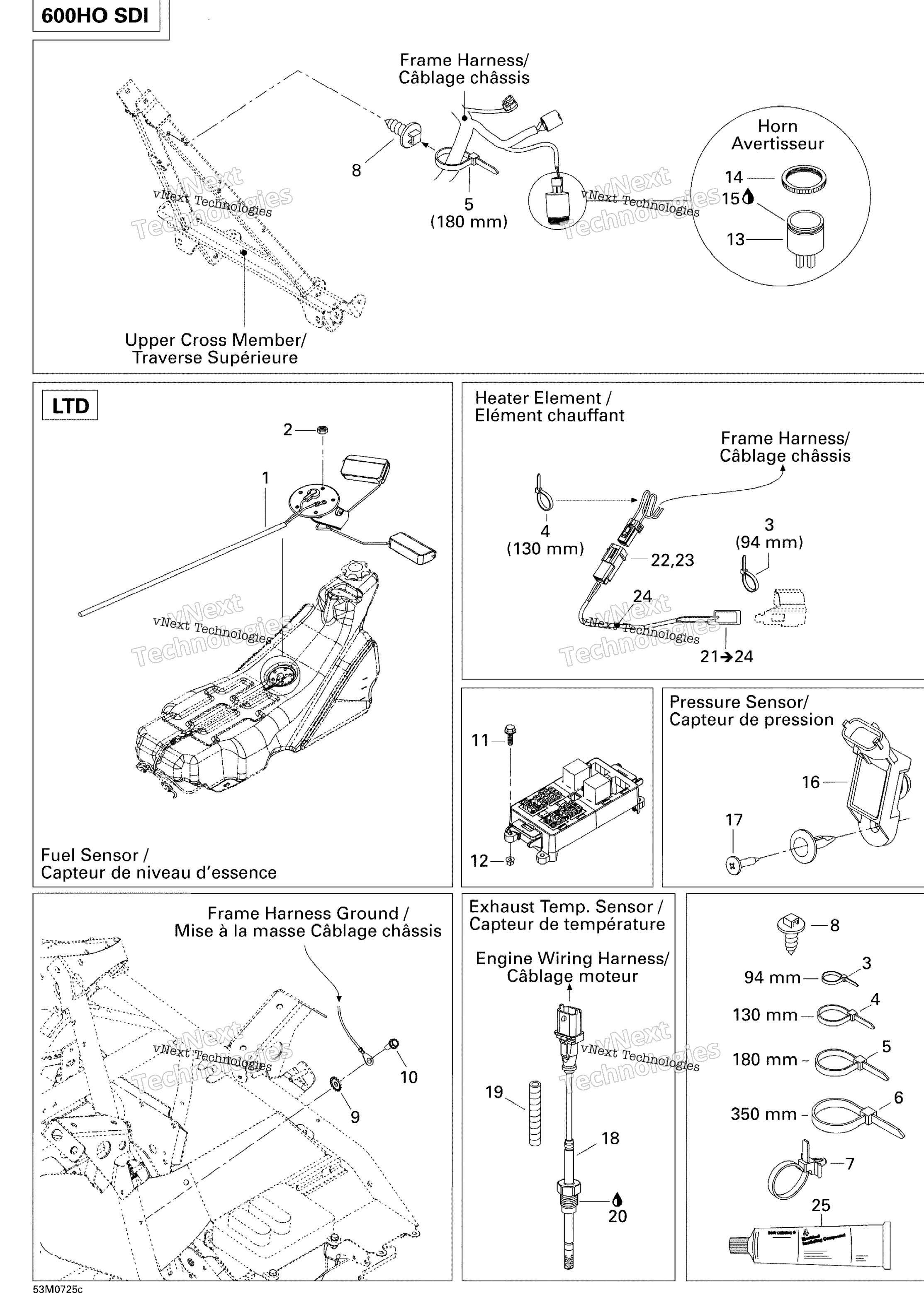 Электрооборудование Accessories Ltd 600 Ho Sdi